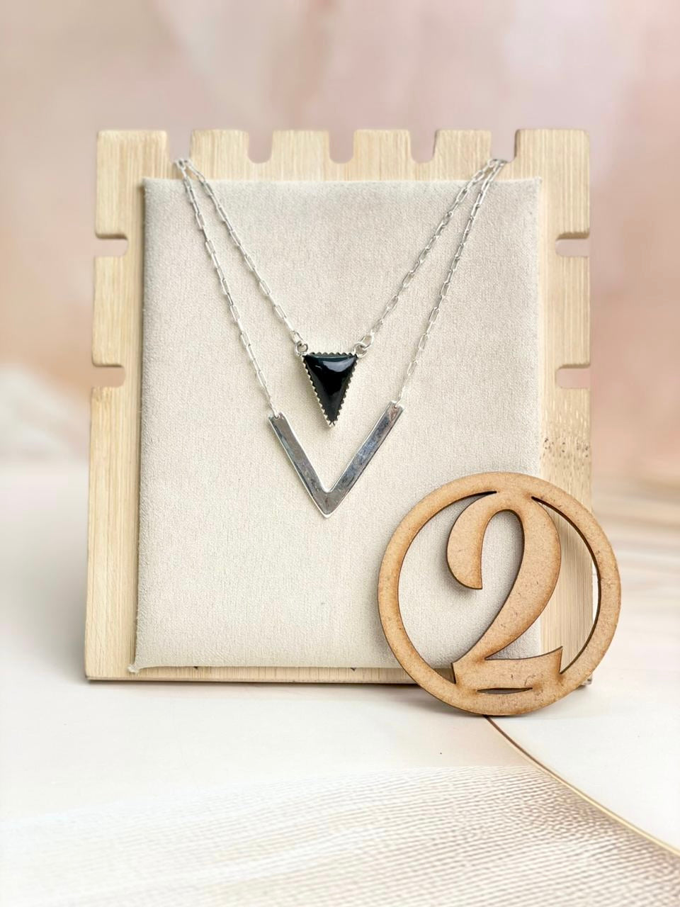 Layered Triad Necklace sno 1-Necklaces-Krush Kandy, Women's Online Fashion Boutique Located in Phoenix, Arizona (Scottsdale Area)