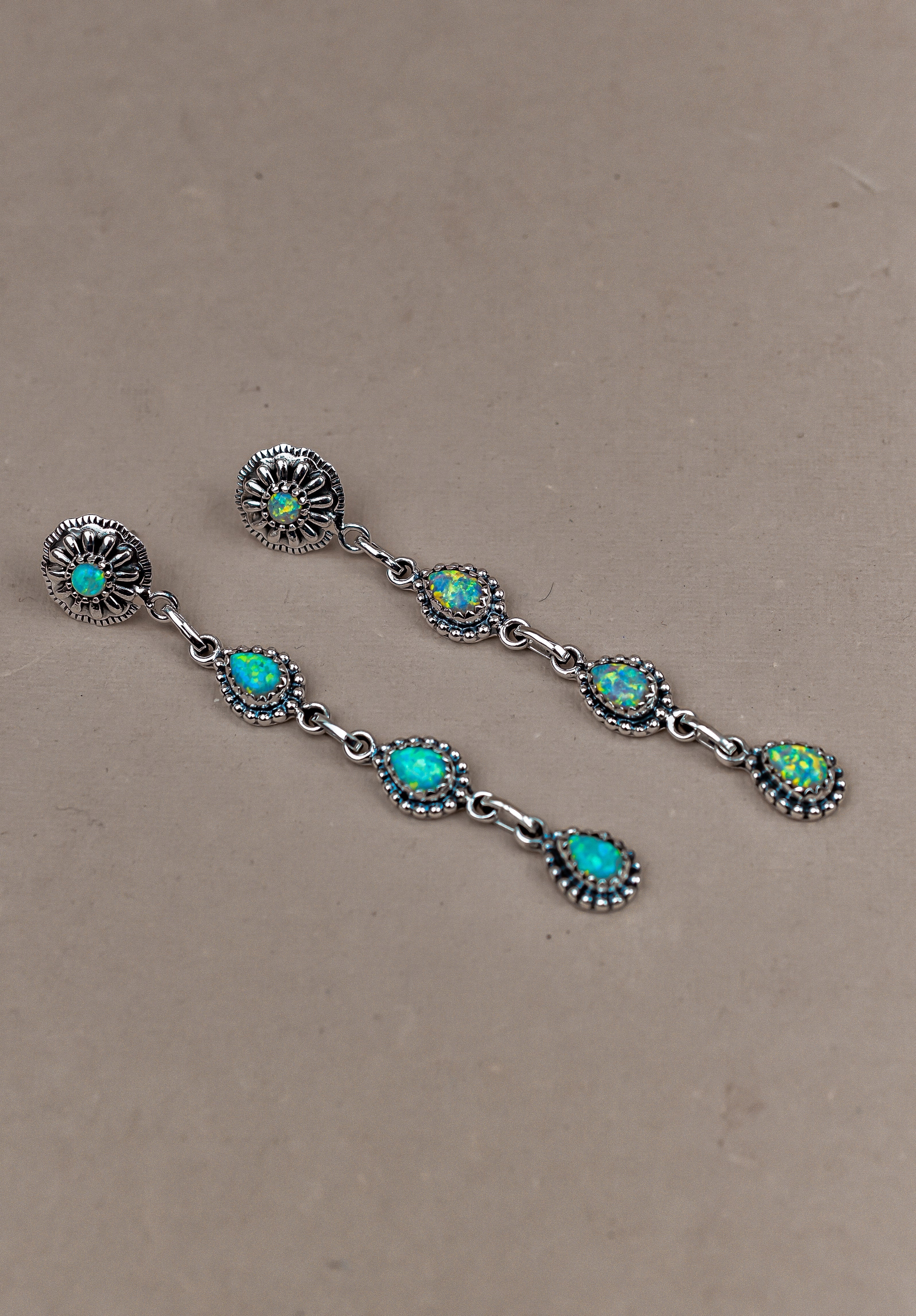 Sterling Silver Tear Drop Earrings-Drop Earrings-Krush Kandy, Women's Online Fashion Boutique Located in Phoenix, Arizona (Scottsdale Area)