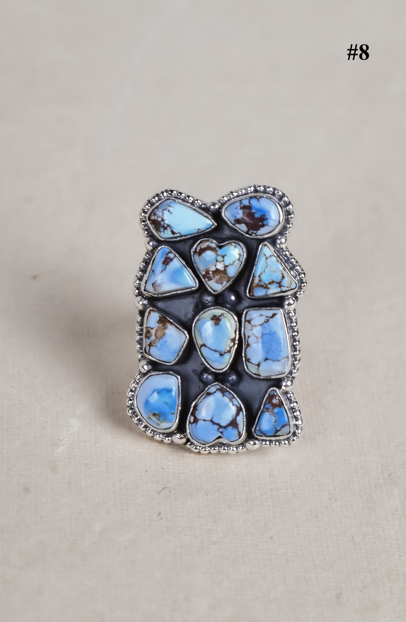 Golden Hills Chunky Cluster Sterling Silver Rings-Cluster Rings-Krush Kandy, Women's Online Fashion Boutique Located in Phoenix, Arizona (Scottsdale Area)
