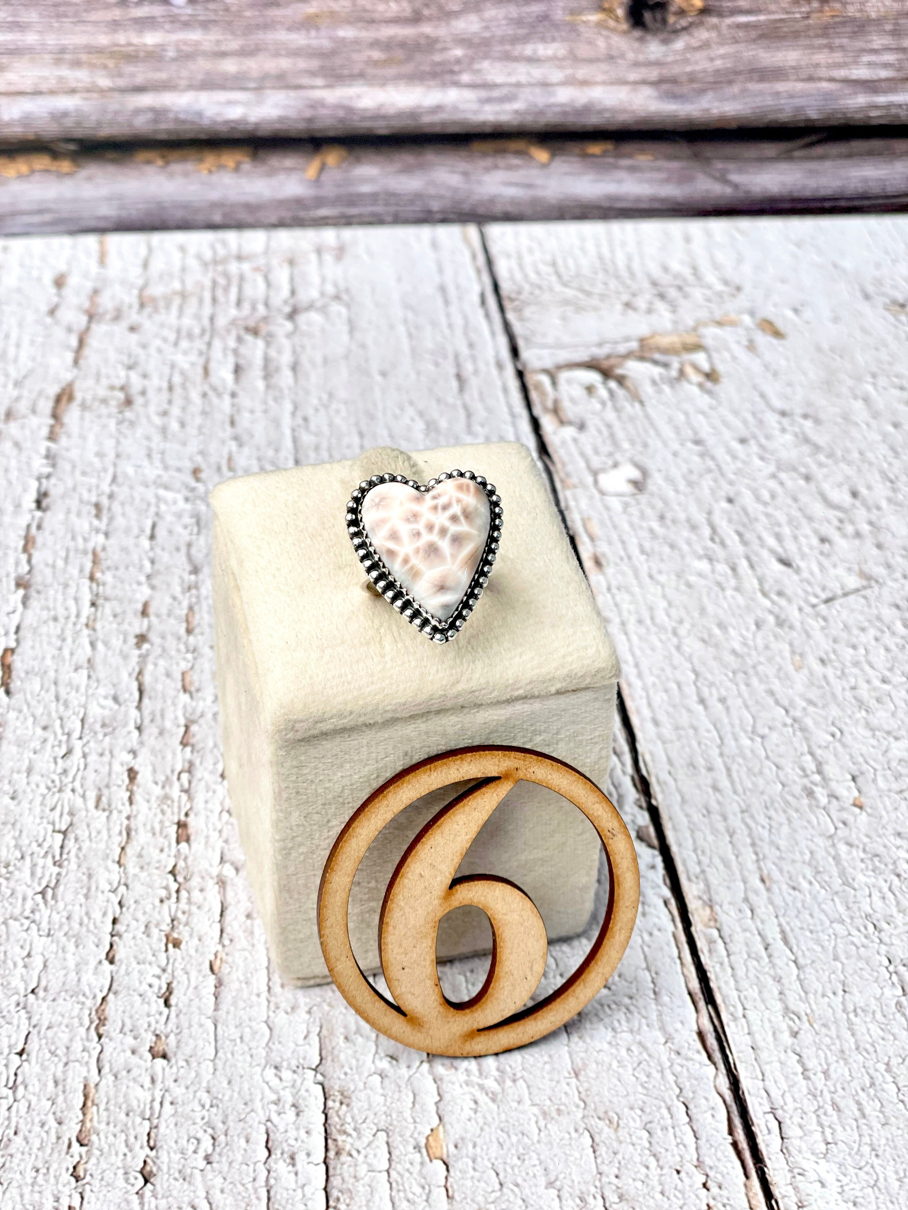 One Of A Kind Pink Larimar Slab Rings-Ring Sizers-Krush Kandy, Women's Online Fashion Boutique Located in Phoenix, Arizona (Scottsdale Area)