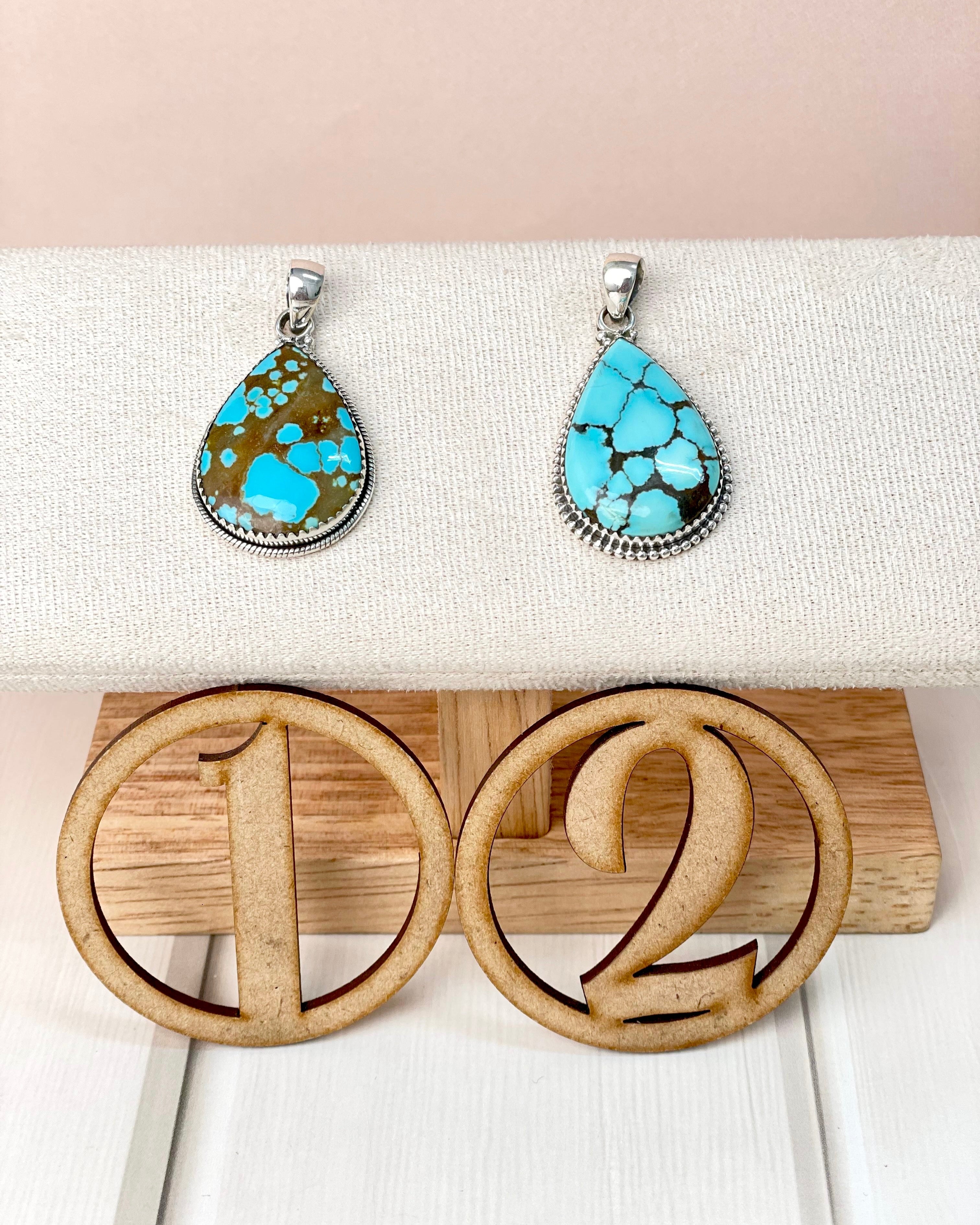 No. 8 Slab Pendants Bno. 1-Pendant Necklaces-Krush Kandy, Women's Online Fashion Boutique Located in Phoenix, Arizona (Scottsdale Area)