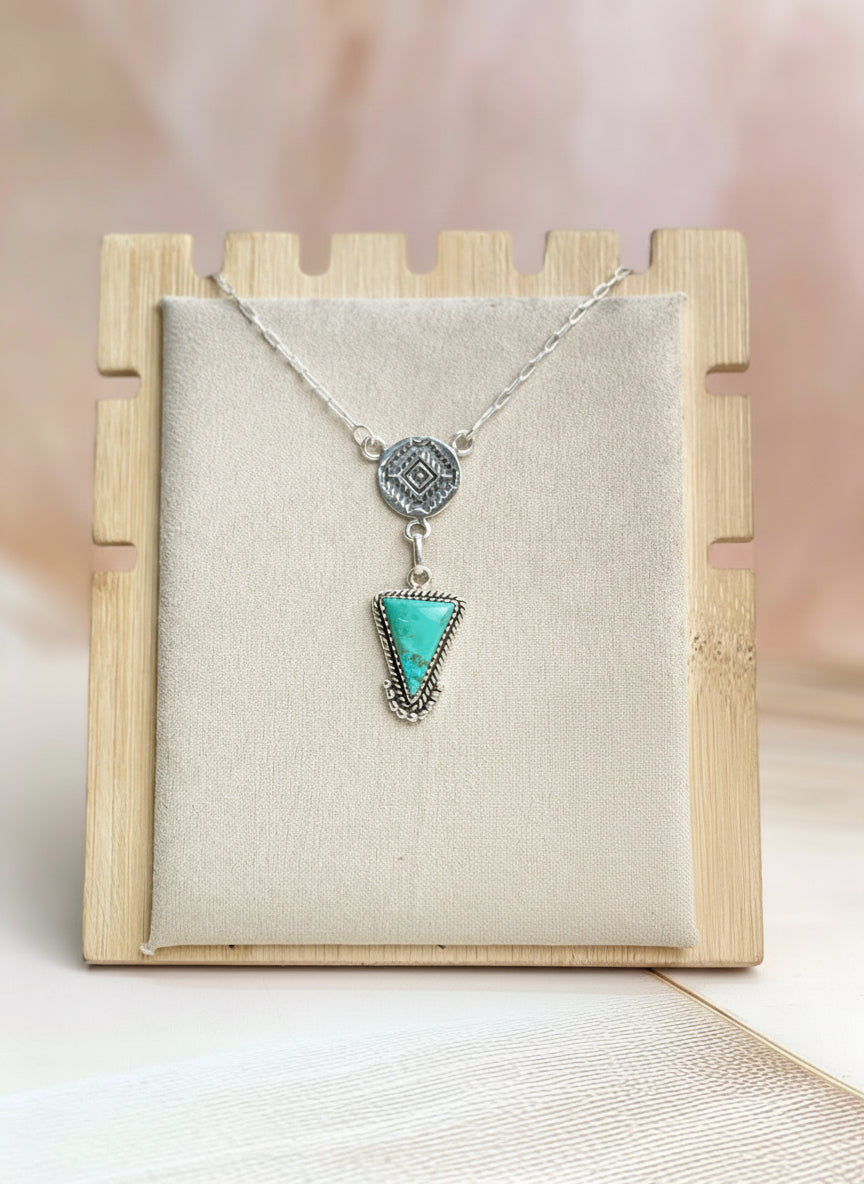 Aztec Triad Multi Stone Necklace-Necklaces-Krush Kandy, Women's Online Fashion Boutique Located in Phoenix, Arizona (Scottsdale Area)