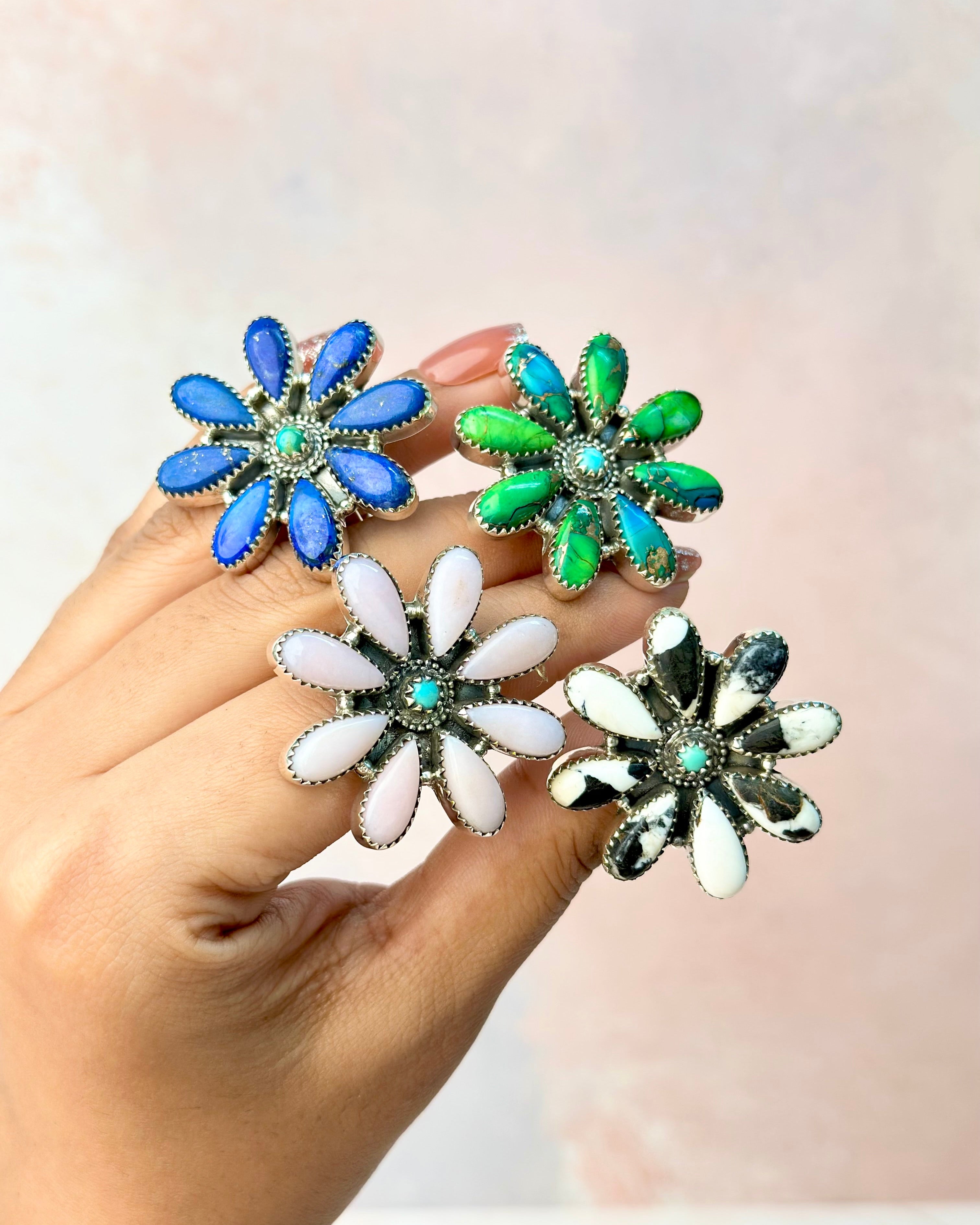 Wild Dreams Blooming Daisy Rings MADE TO ORDER-Rings-Krush Kandy, Women's Online Fashion Boutique Located in Phoenix, Arizona (Scottsdale Area)