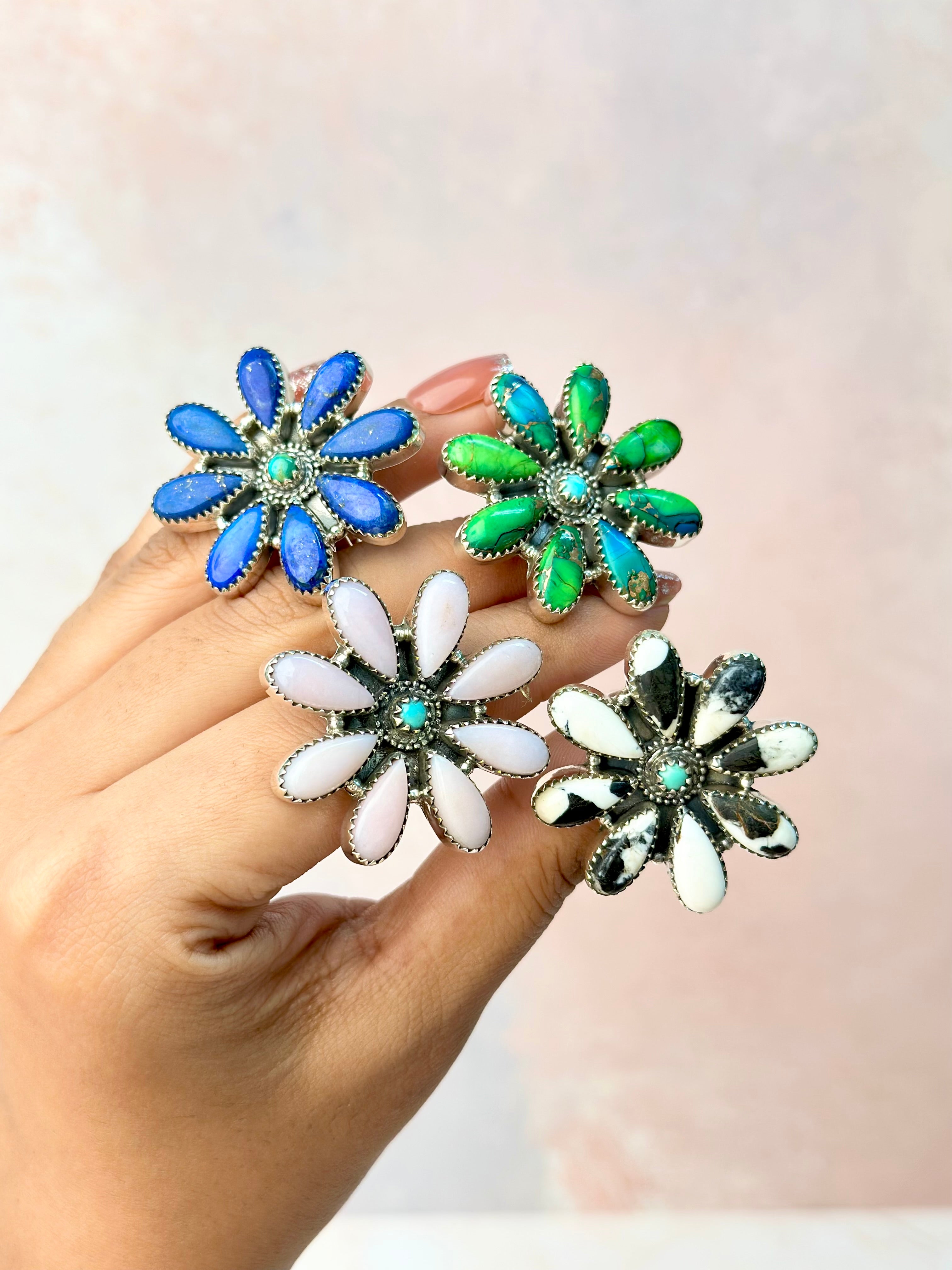 Wild Dreams Blooming Daisy Rings MADE TO ORDER-Rings-Krush Kandy, Women's Online Fashion Boutique Located in Phoenix, Arizona (Scottsdale Area)
