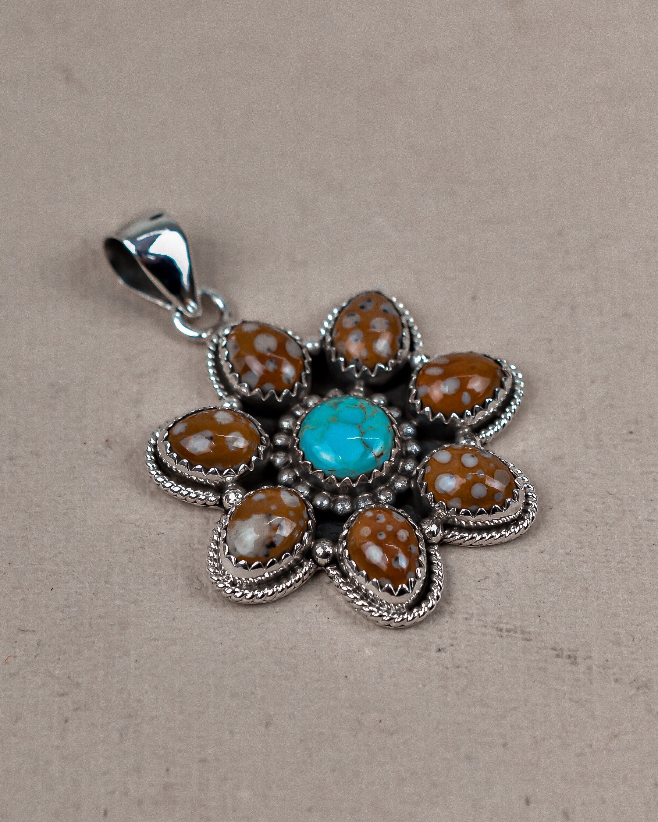 Bambi With Turquoise Pendant-Pendant Necklaces-Krush Kandy, Women's Online Fashion Boutique Located in Phoenix, Arizona (Scottsdale Area)