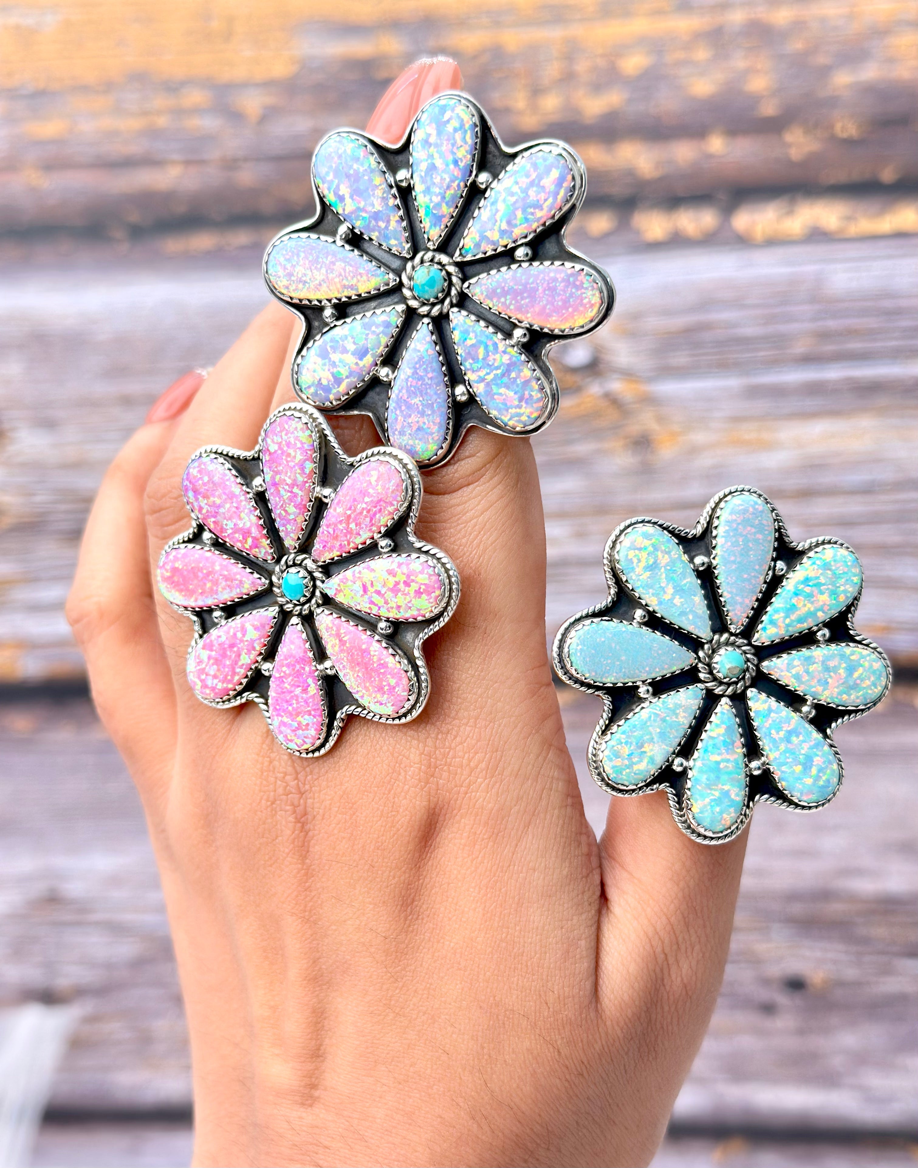 Ultimate Opal Blooming Ring-Rings-Krush Kandy, Women's Online Fashion Boutique Located in Phoenix, Arizona (Scottsdale Area)