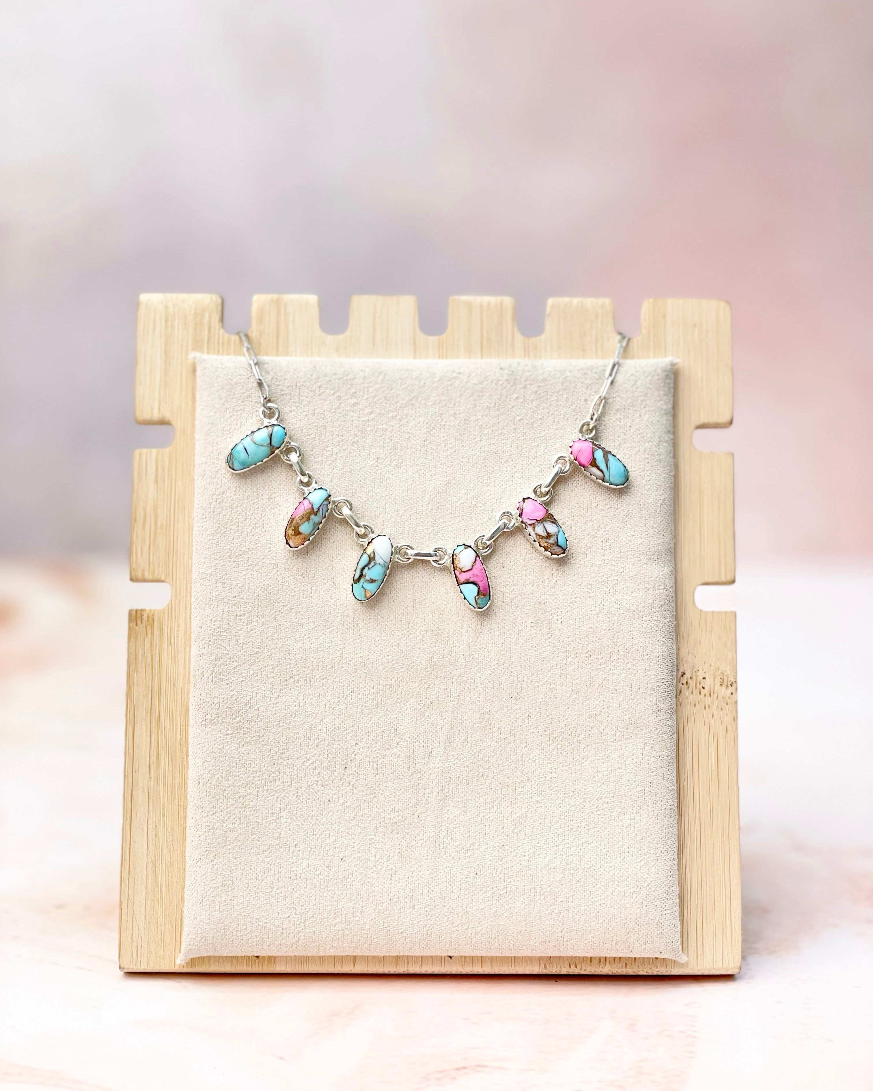 Kandy Cluster Dahlia Necklace MADE TO ORDER-Necklaces-Krush Kandy, Women's Online Fashion Boutique Located in Phoenix, Arizona (Scottsdale Area)