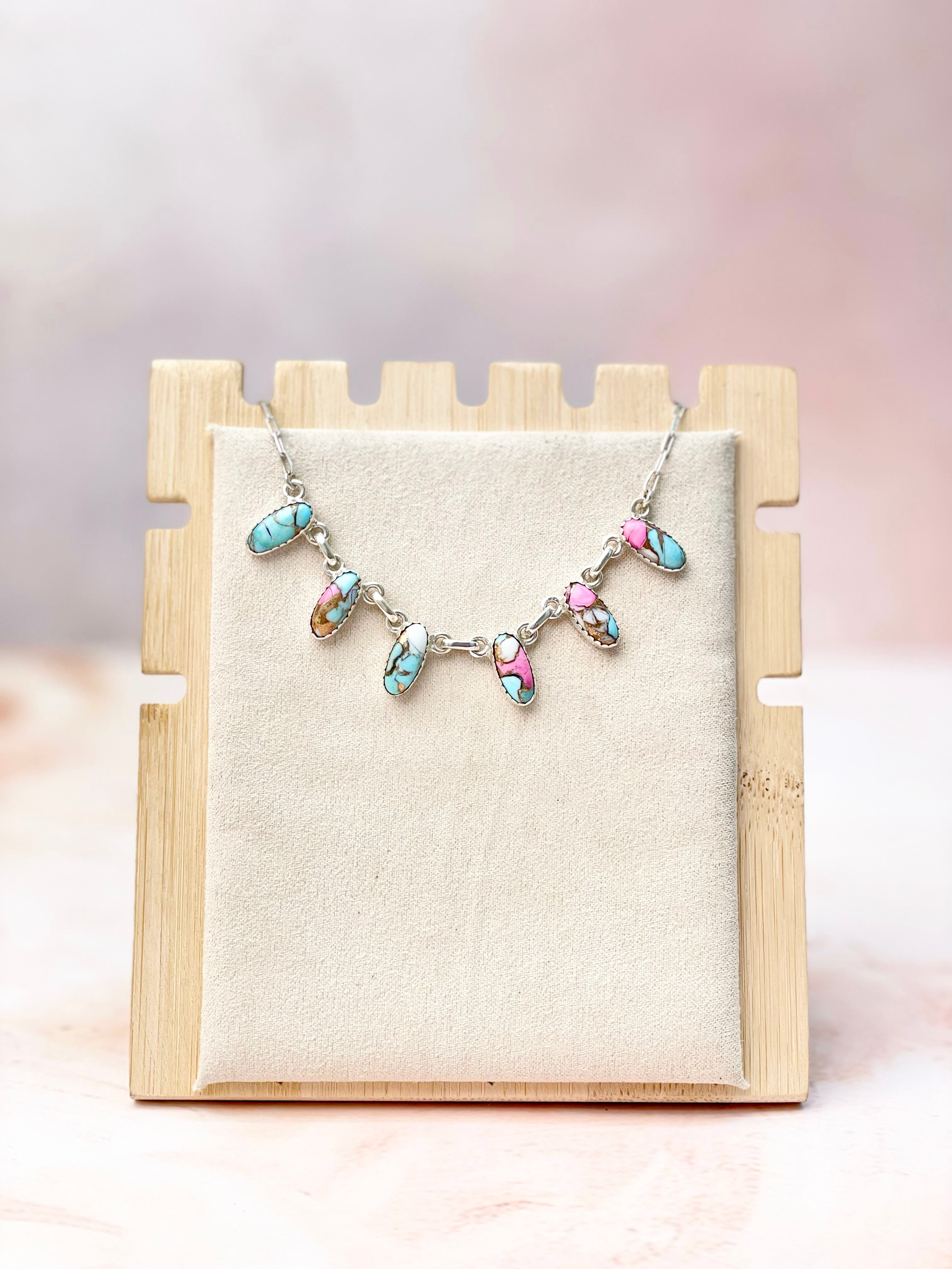 Kandy Cluster Dahlia Necklace MADE TO ORDER-Necklaces-Krush Kandy, Women's Online Fashion Boutique Located in Phoenix, Arizona (Scottsdale Area)