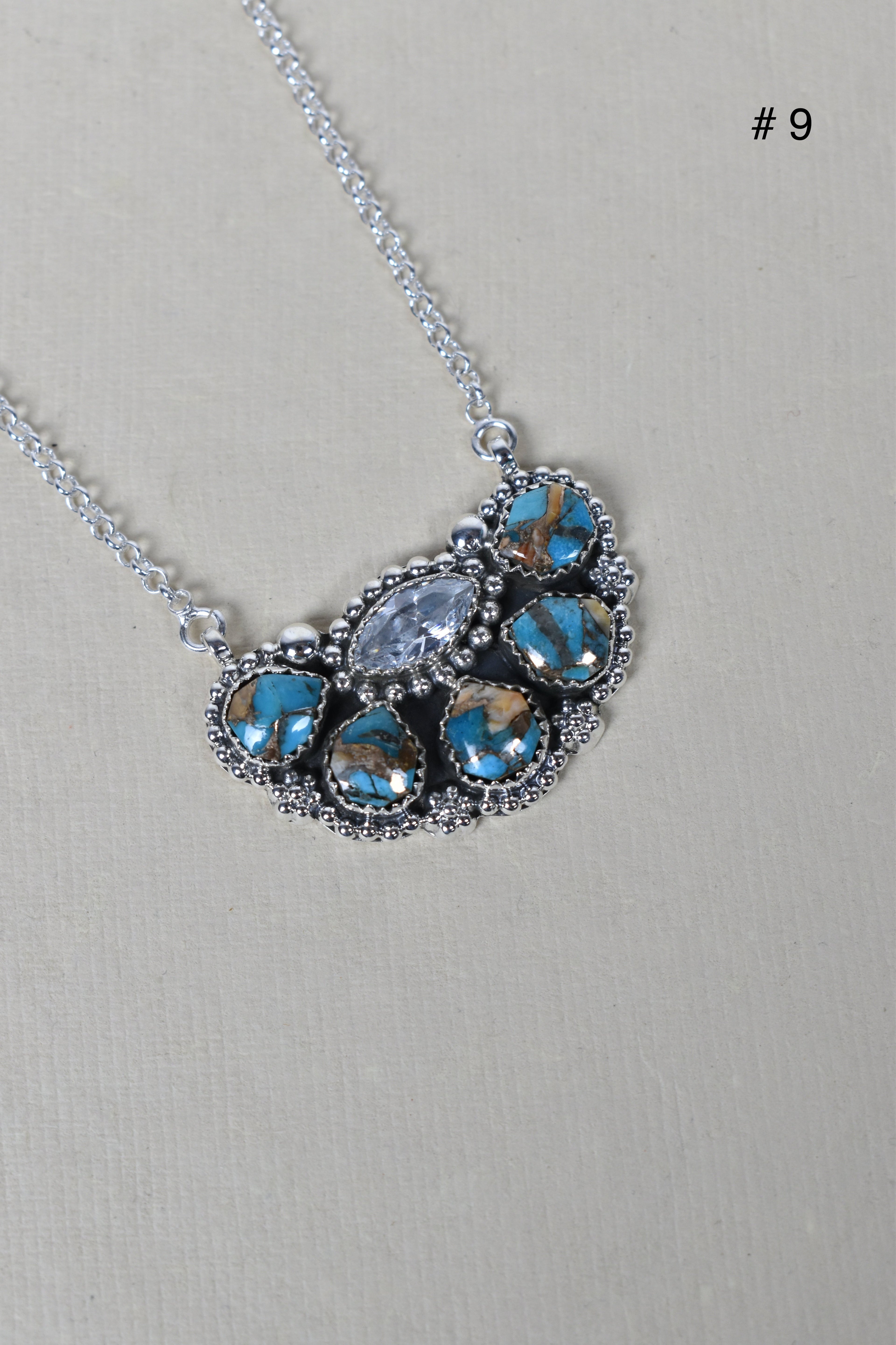 Paw Pad CZ & Stone Necklace-Pendant Necklaces-Krush Kandy, Women's Online Fashion Boutique Located in Phoenix, Arizona (Scottsdale Area)