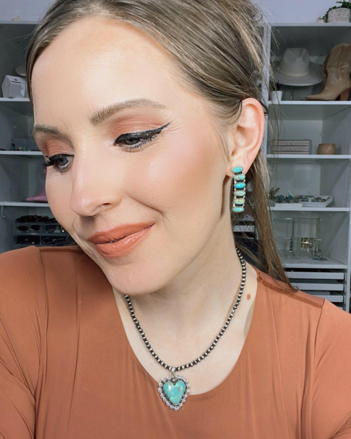 Heart Ball Necklace-Krush Kandy, Women's Online Fashion Boutique Located in Phoenix, Arizona (Scottsdale Area)