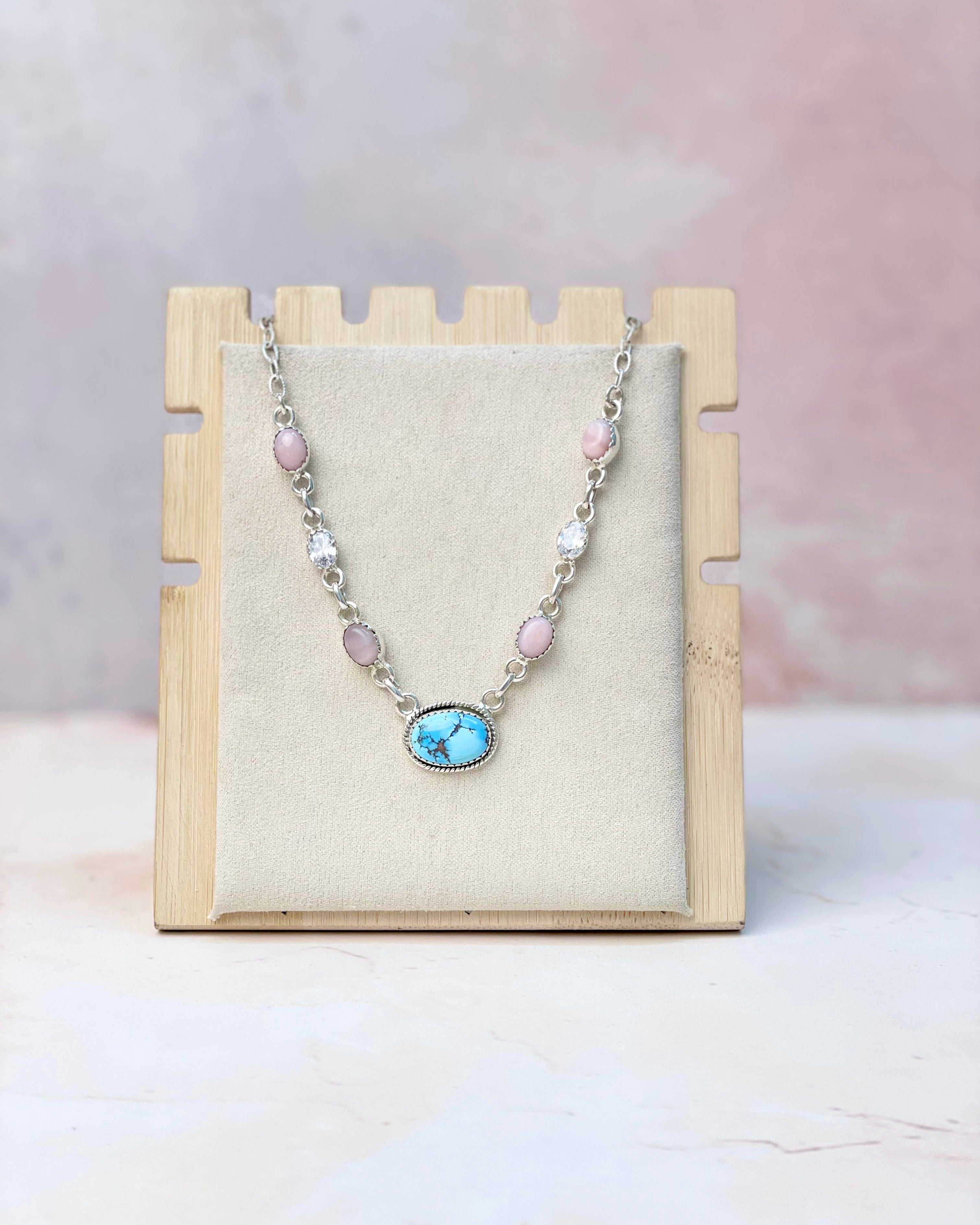 Wild West Golden Hill CZ Necklace-Necklaces-Krush Kandy, Women's Online Fashion Boutique Located in Phoenix, Arizona (Scottsdale Area)