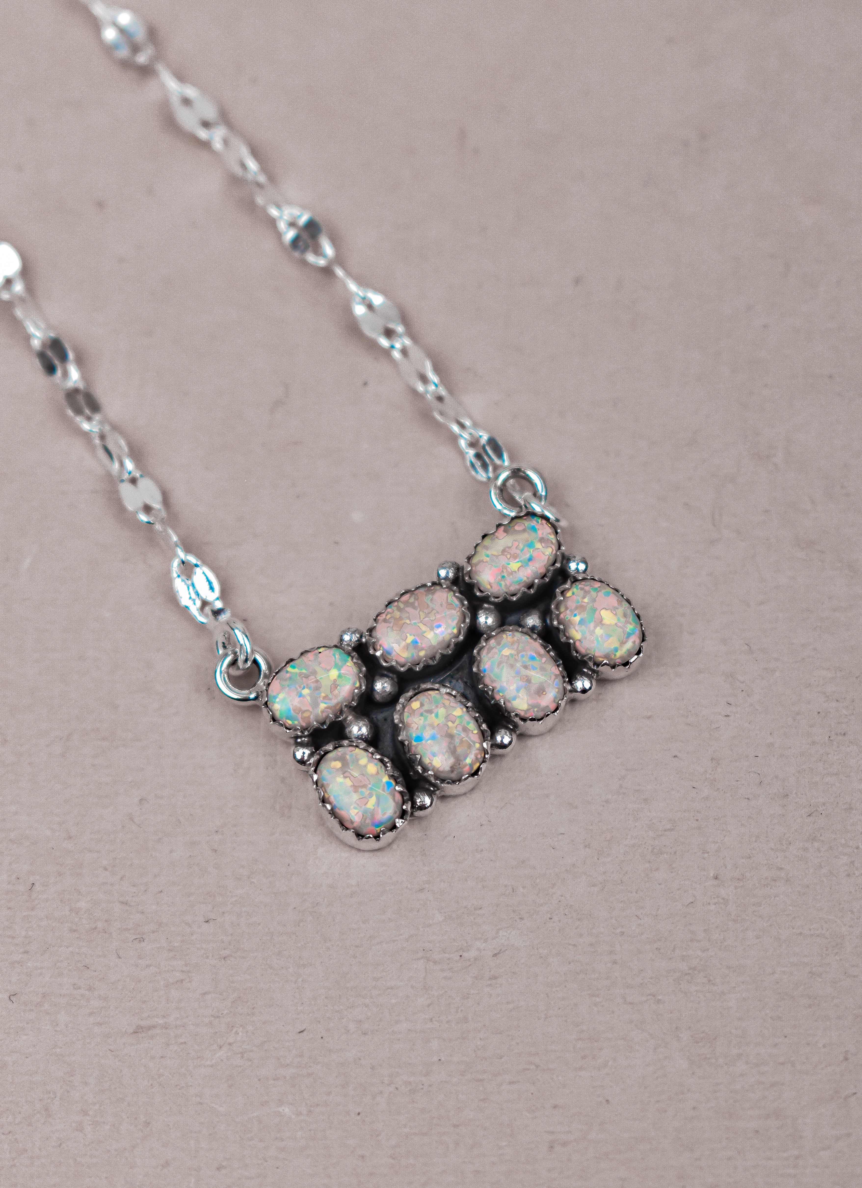 Starry Horizon Gemstone Bar Necklace-Bar Necklaces-Krush Kandy, Women's Online Fashion Boutique Located in Phoenix, Arizona (Scottsdale Area)