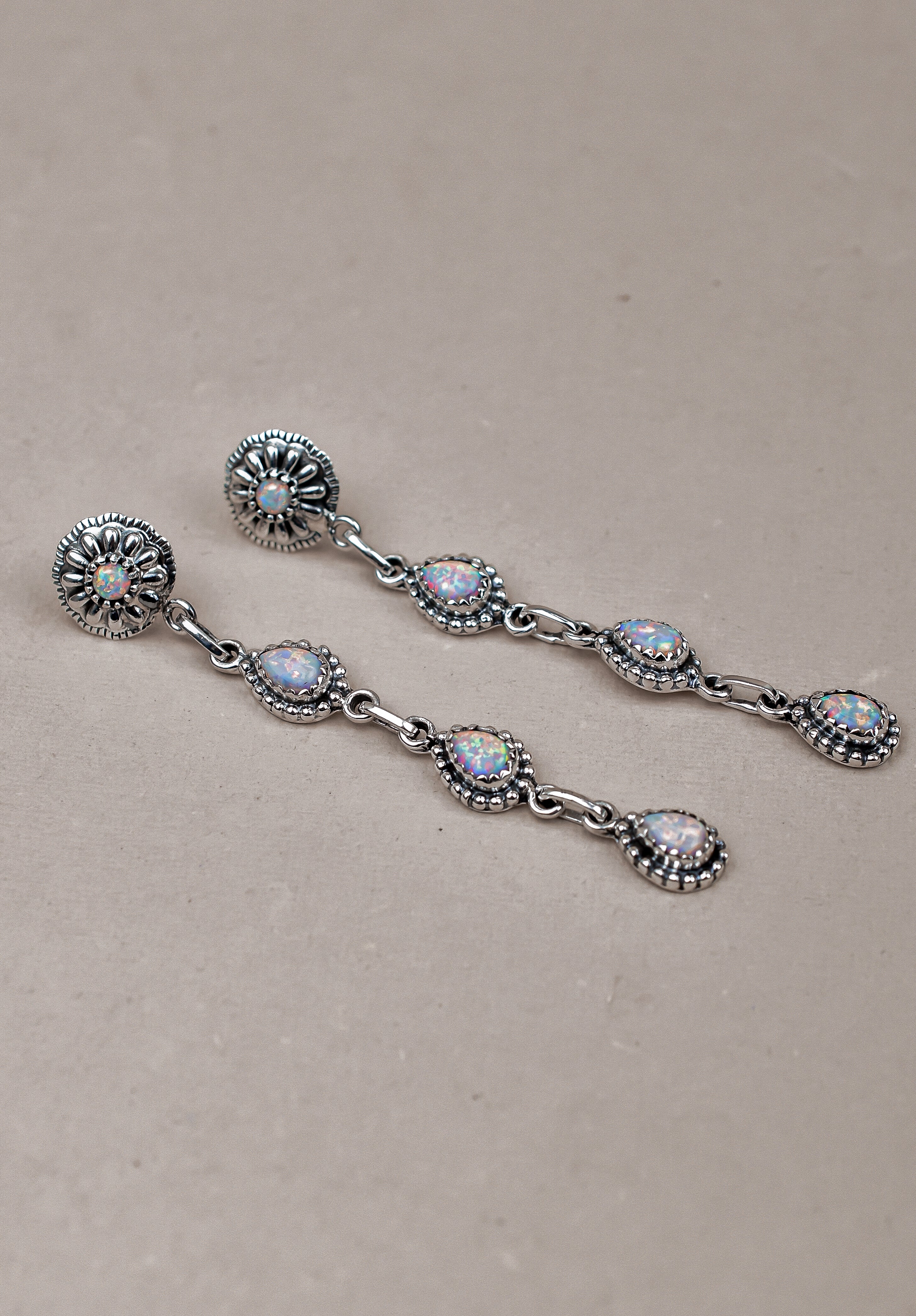 Sterling Silver Tear Drop Earrings-Drop Earrings-Krush Kandy, Women's Online Fashion Boutique Located in Phoenix, Arizona (Scottsdale Area)