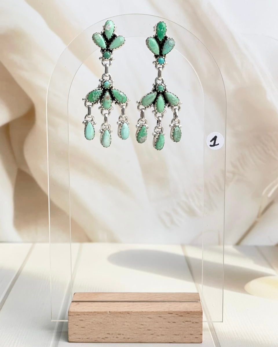 Boho Stone Fringe Drop Dangle Earrings-Earrings-Krush Kandy, Women's Online Fashion Boutique Located in Phoenix, Arizona (Scottsdale Area)