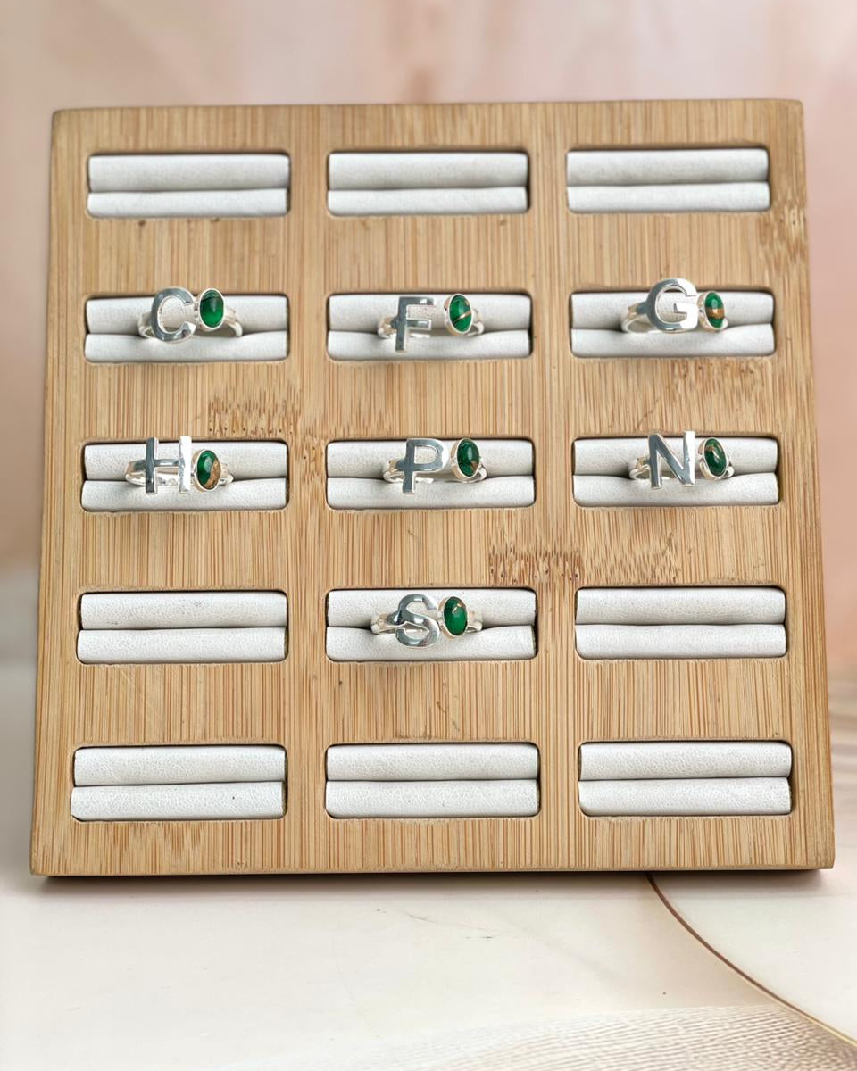 Dainty Initial Floater Rings-Rings-Krush Kandy, Women's Online Fashion Boutique Located in Phoenix, Arizona (Scottsdale Area)