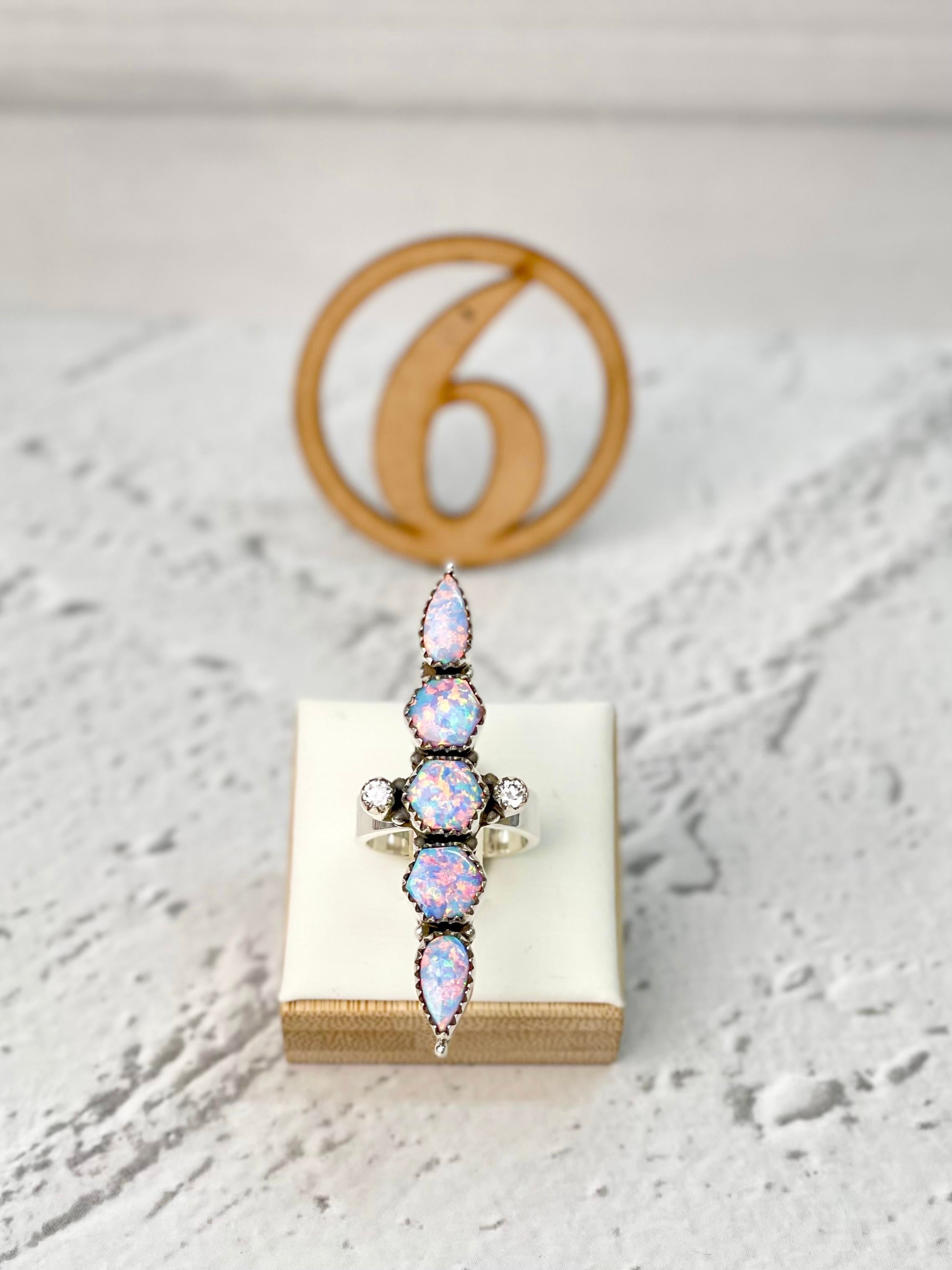 Solstice Glow Stone Trail Ring-Rings-Krush Kandy, Women's Online Fashion Boutique Located in Phoenix, Arizona (Scottsdale Area)