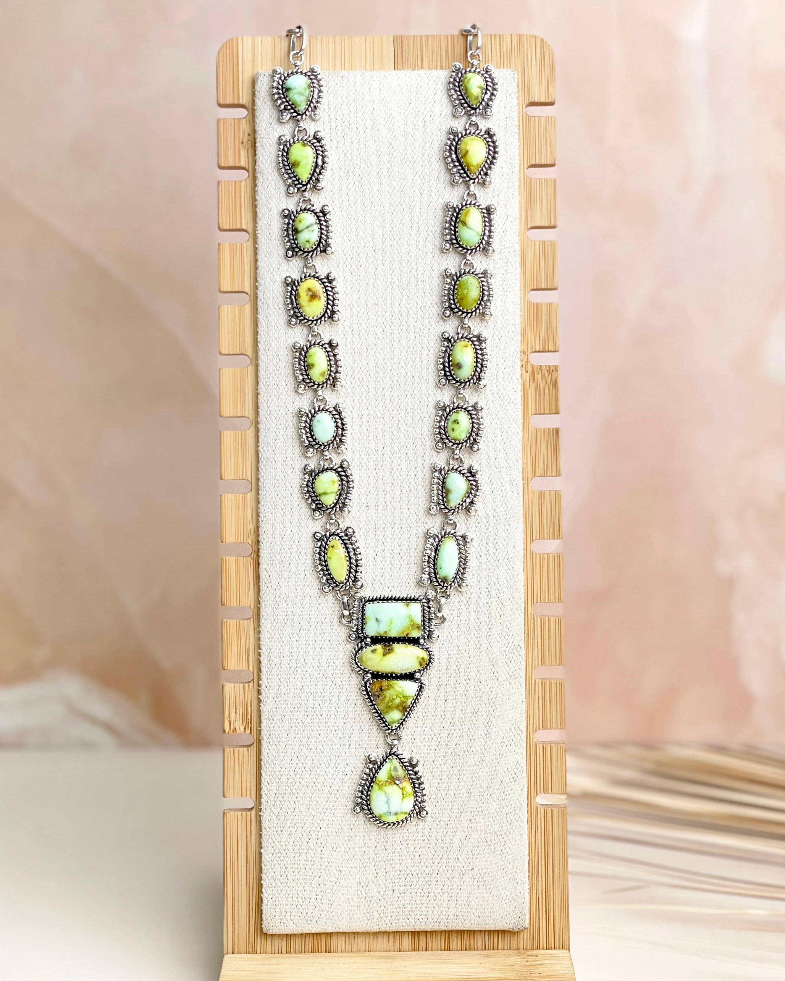 Krush Long Statement Palomino Necklace-Necklaces-Krush Kandy, Women's Online Fashion Boutique Located in Phoenix, Arizona (Scottsdale Area)