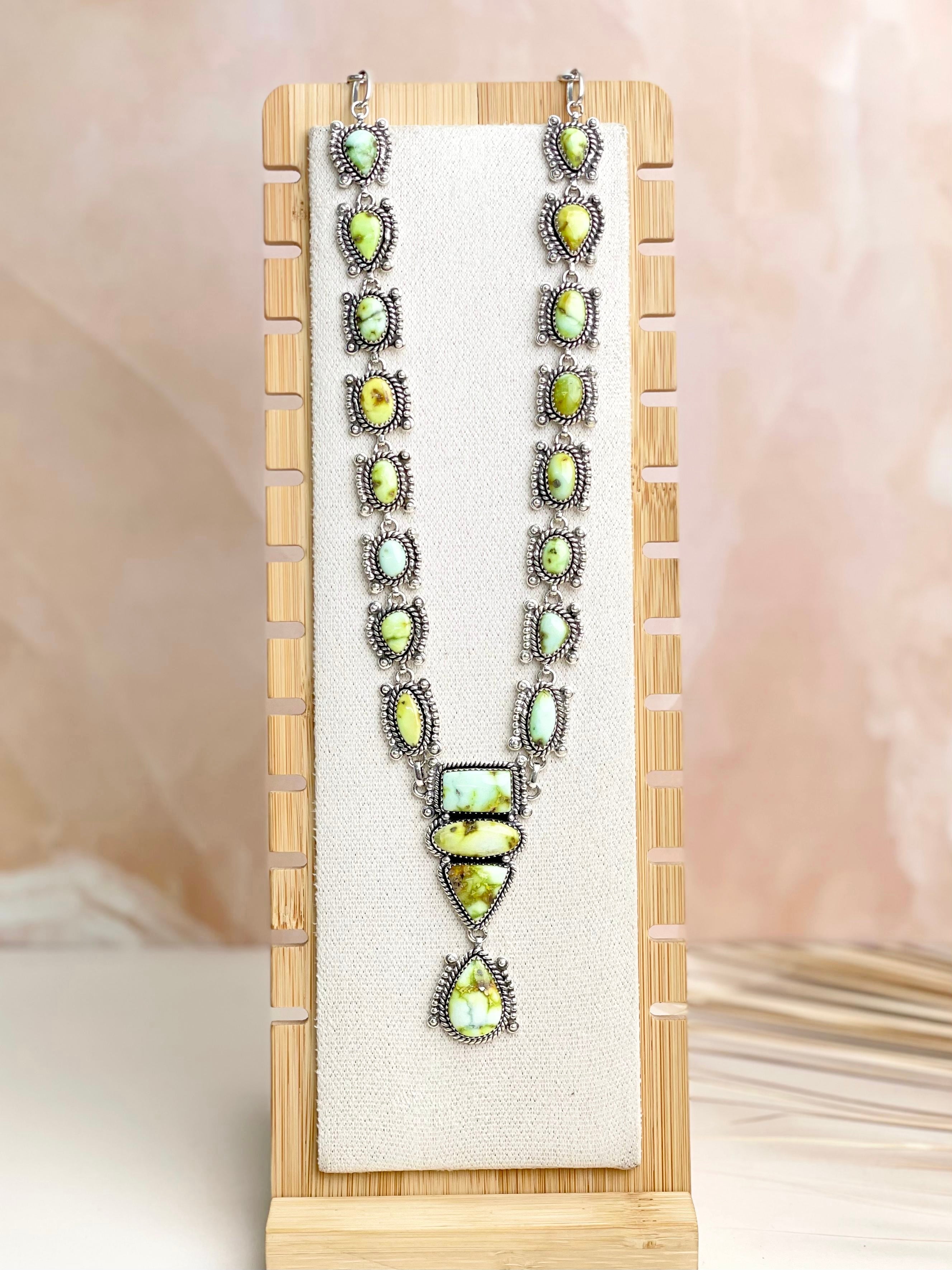 Krush Long Statement Palomino Necklace-Necklaces-Krush Kandy, Women's Online Fashion Boutique Located in Phoenix, Arizona (Scottsdale Area)