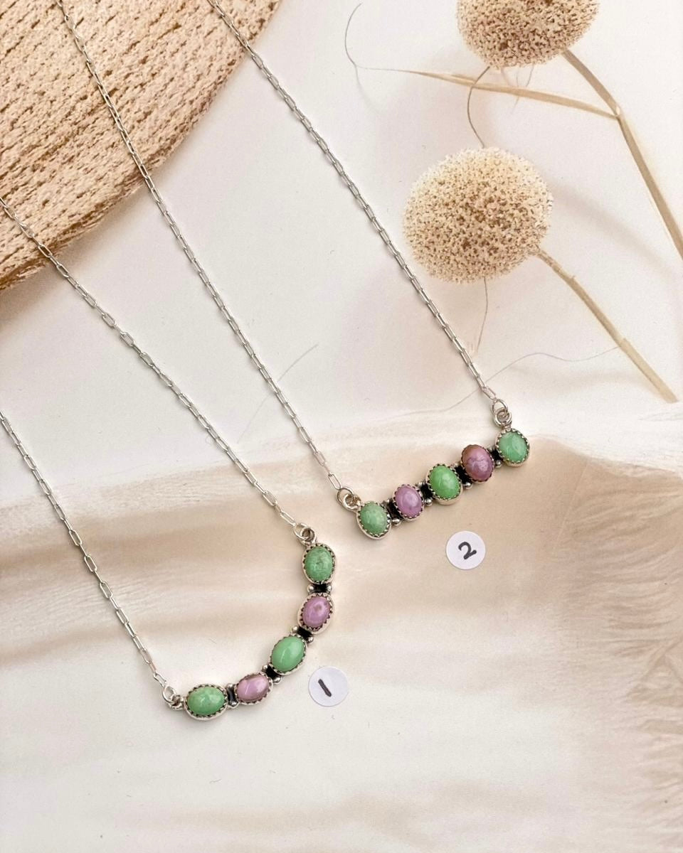 Varascite & Phosphoderite Necklace Sno 40-Necklaces-Krush Kandy, Women's Online Fashion Boutique Located in Phoenix, Arizona (Scottsdale Area)