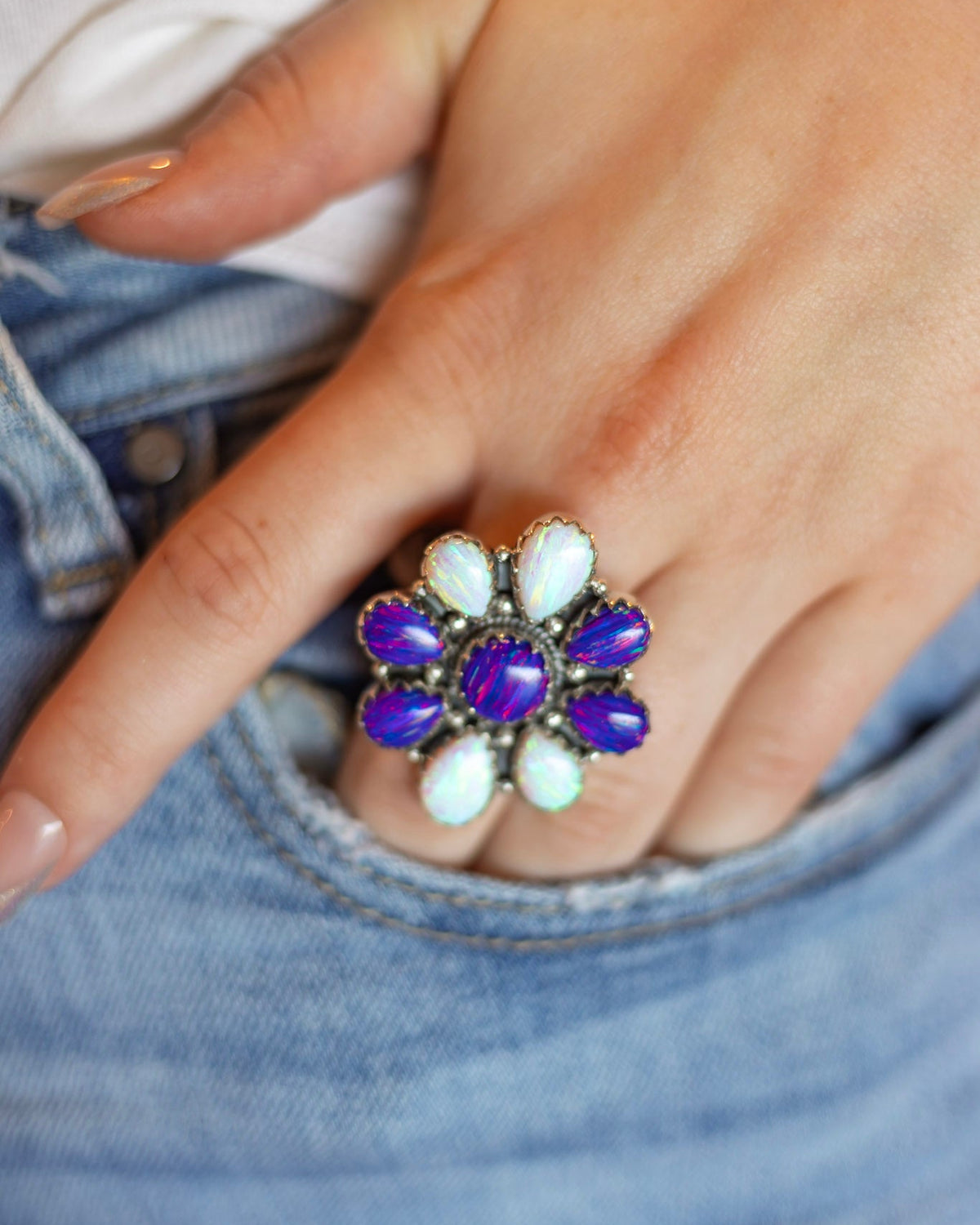 Aurora Bloom Purple & White Opal Statement Ring S.NO 4.jpeg