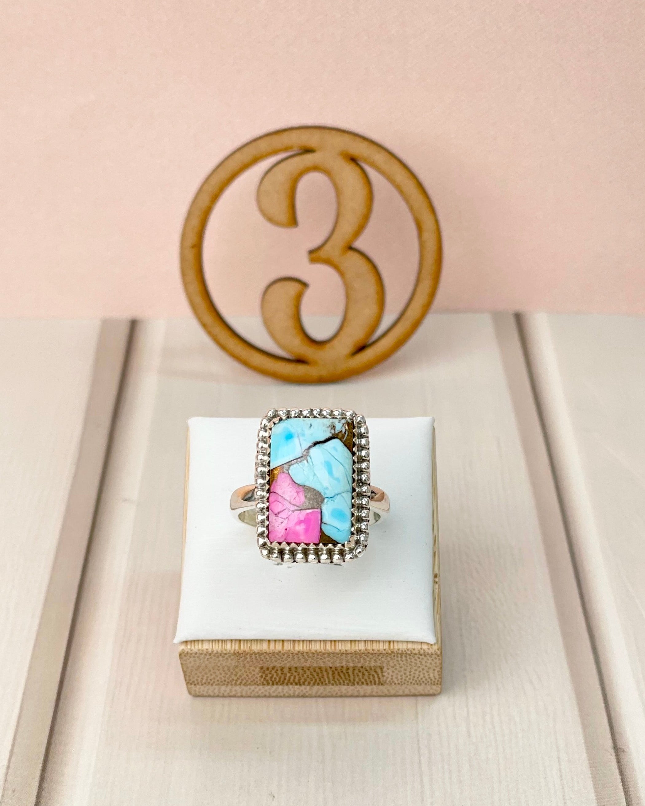 Cotton Candy Boho Bar Rings-Rings-Krush Kandy, Women's Online Fashion Boutique Located in Phoenix, Arizona (Scottsdale Area)