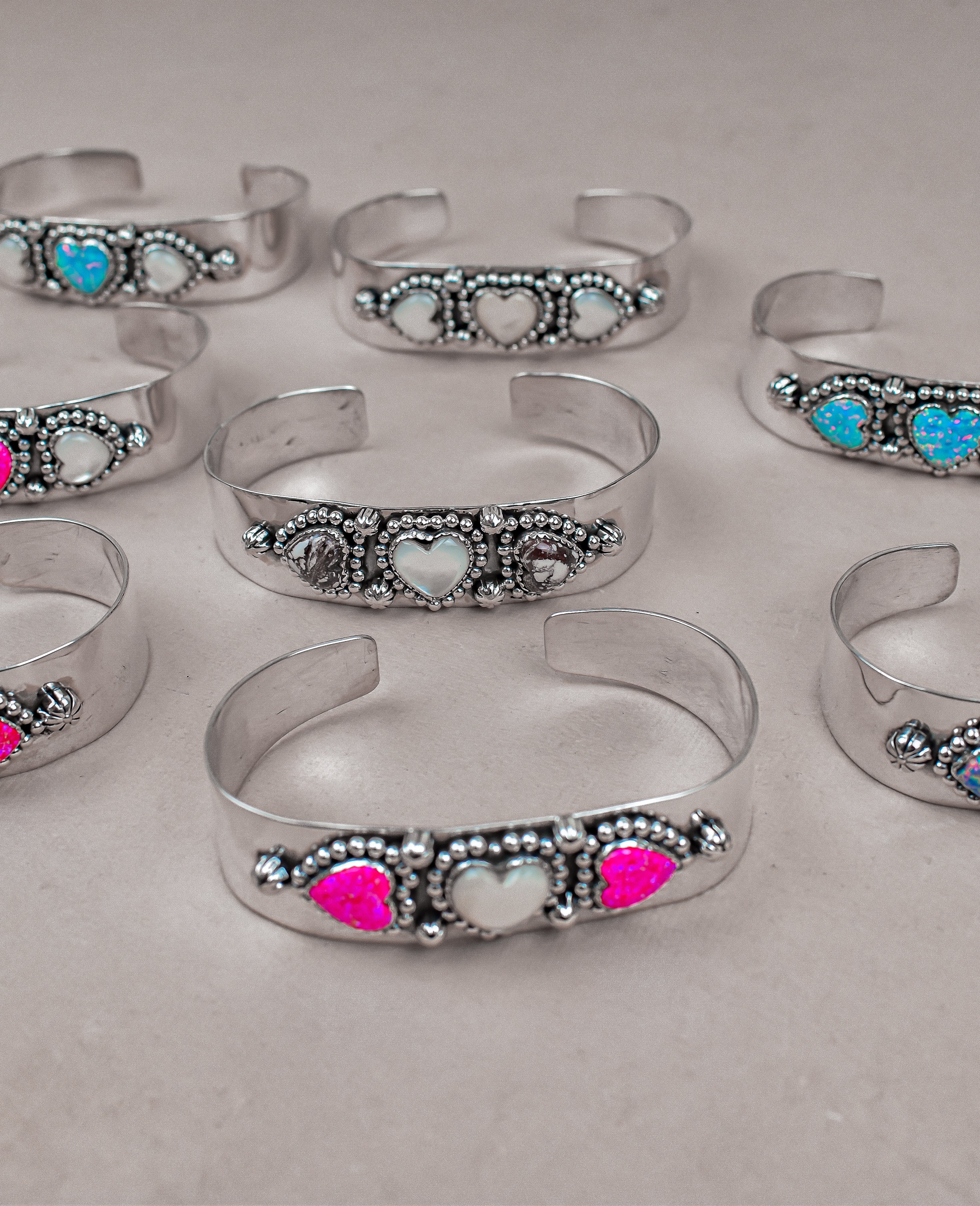 Heartfelt Trio Cuff Bracelet-Cuffs-Krush Kandy, Women's Online Fashion Boutique Located in Phoenix, Arizona (Scottsdale Area)