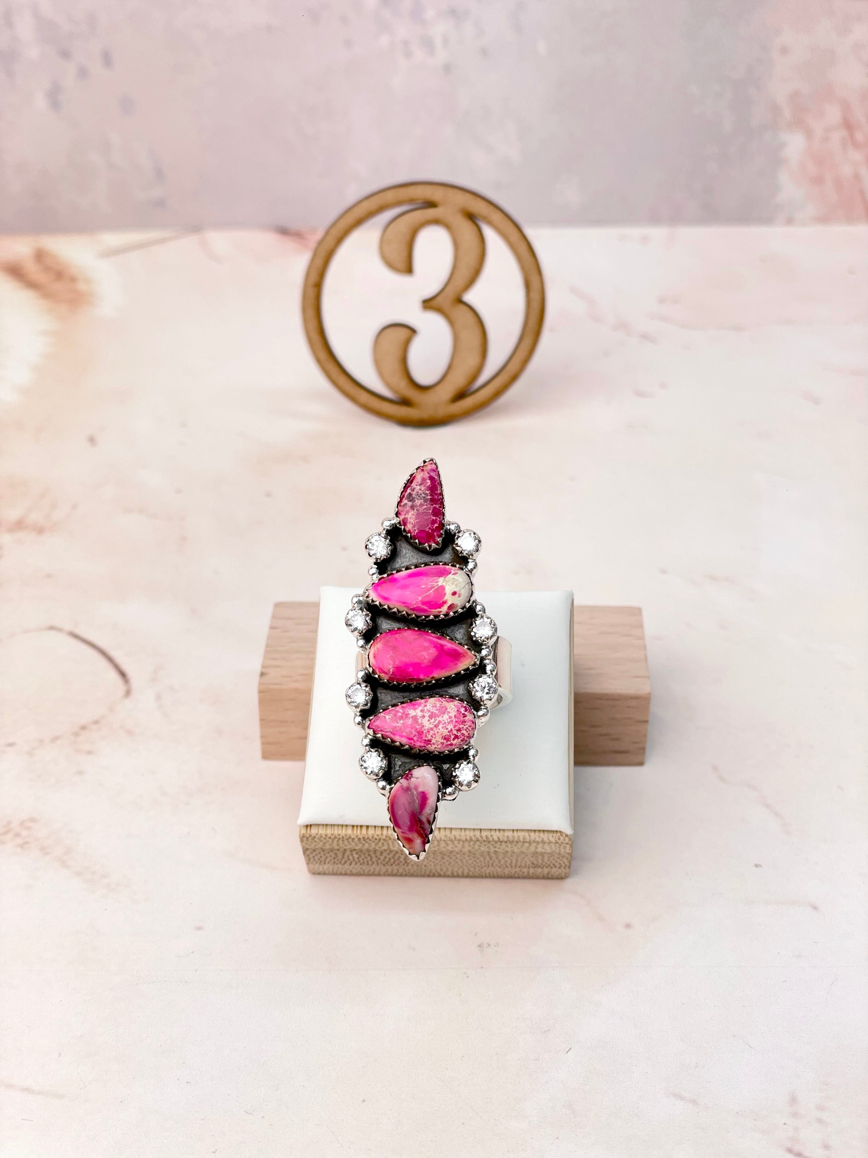 Jasper and CZ Crawler Rings-Rings-Krush Kandy, Women's Online Fashion Boutique Located in Phoenix, Arizona (Scottsdale Area)