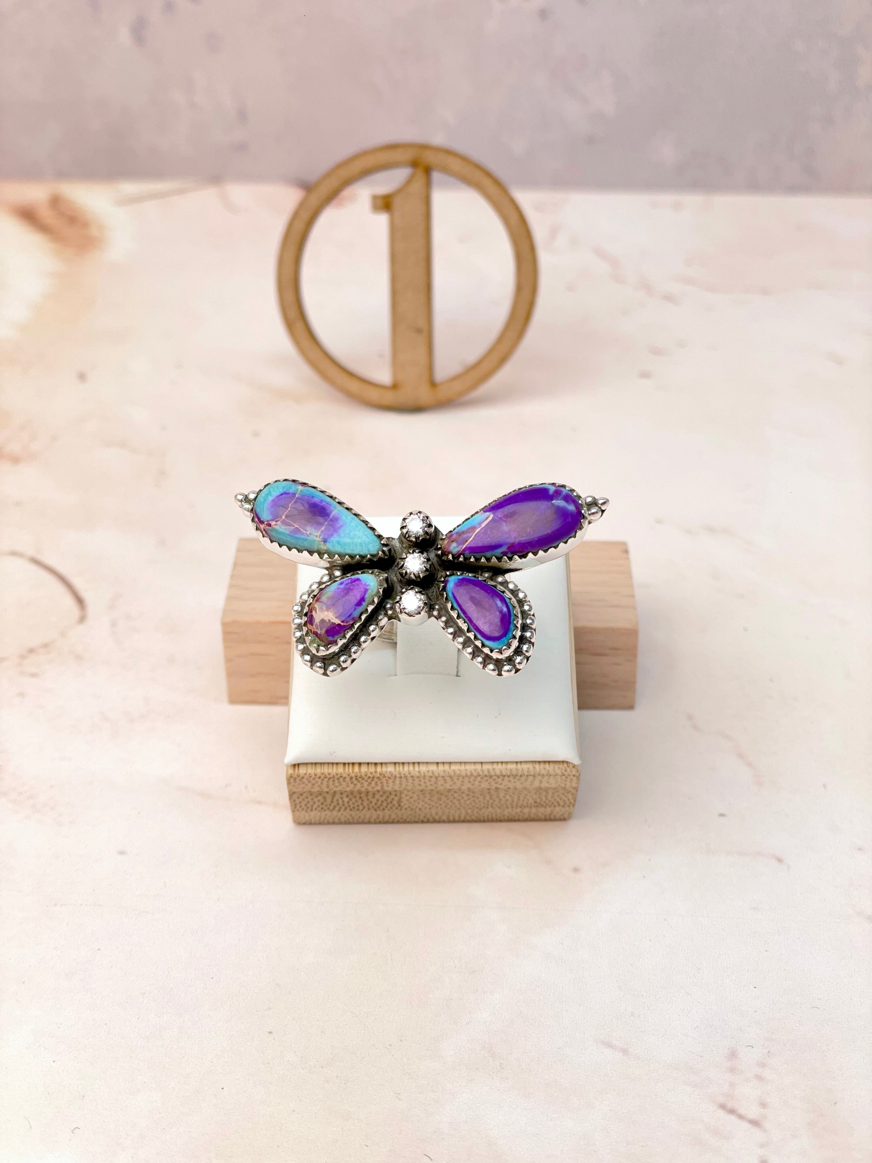 Jasper Butterfly in the Desert Rings-Rings-Krush Kandy, Women's Online Fashion Boutique Located in Phoenix, Arizona (Scottsdale Area)