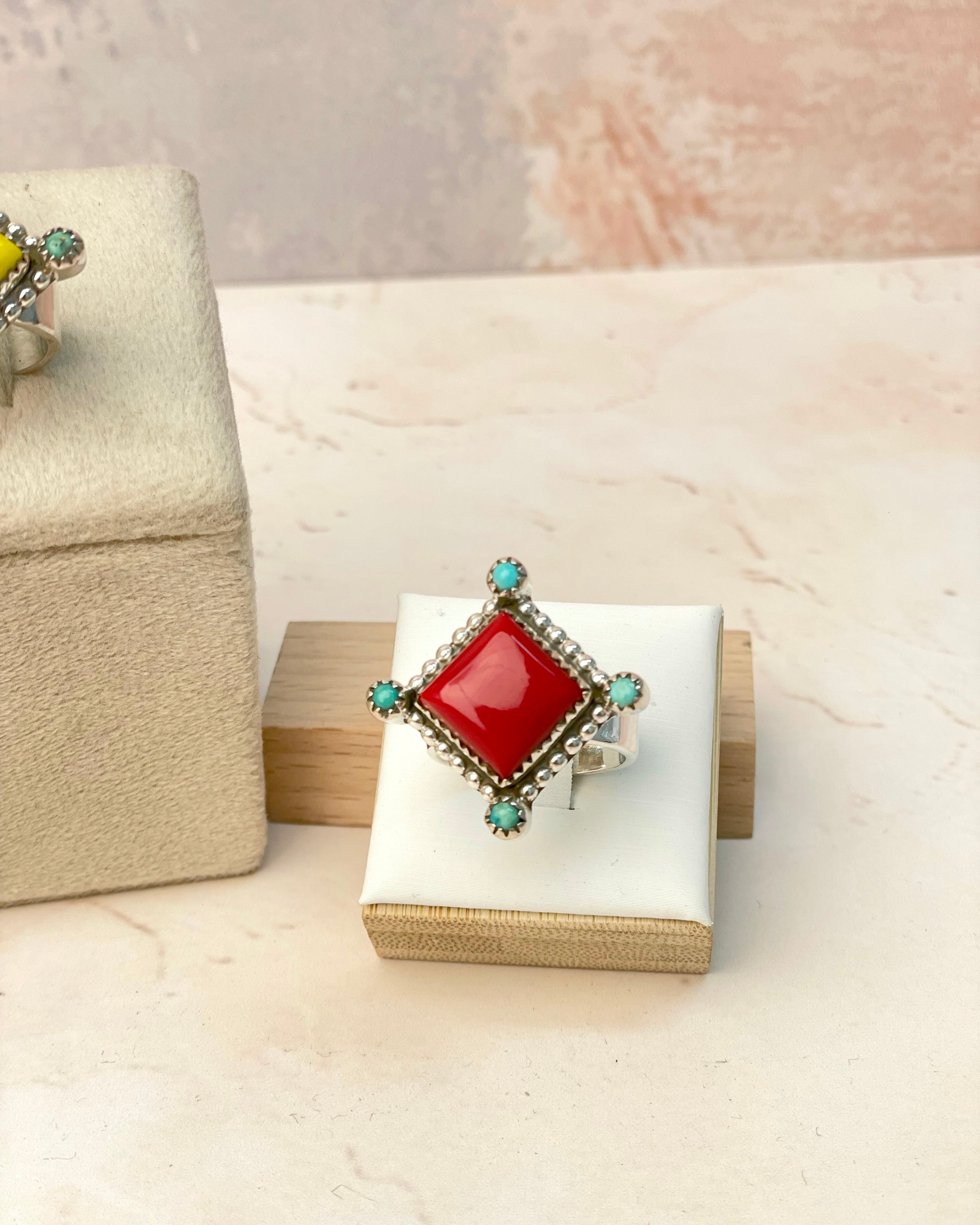 Rosarita's Geometric Slab Ring-Rings-Krush Kandy, Women's Online Fashion Boutique Located in Phoenix, Arizona (Scottsdale Area)