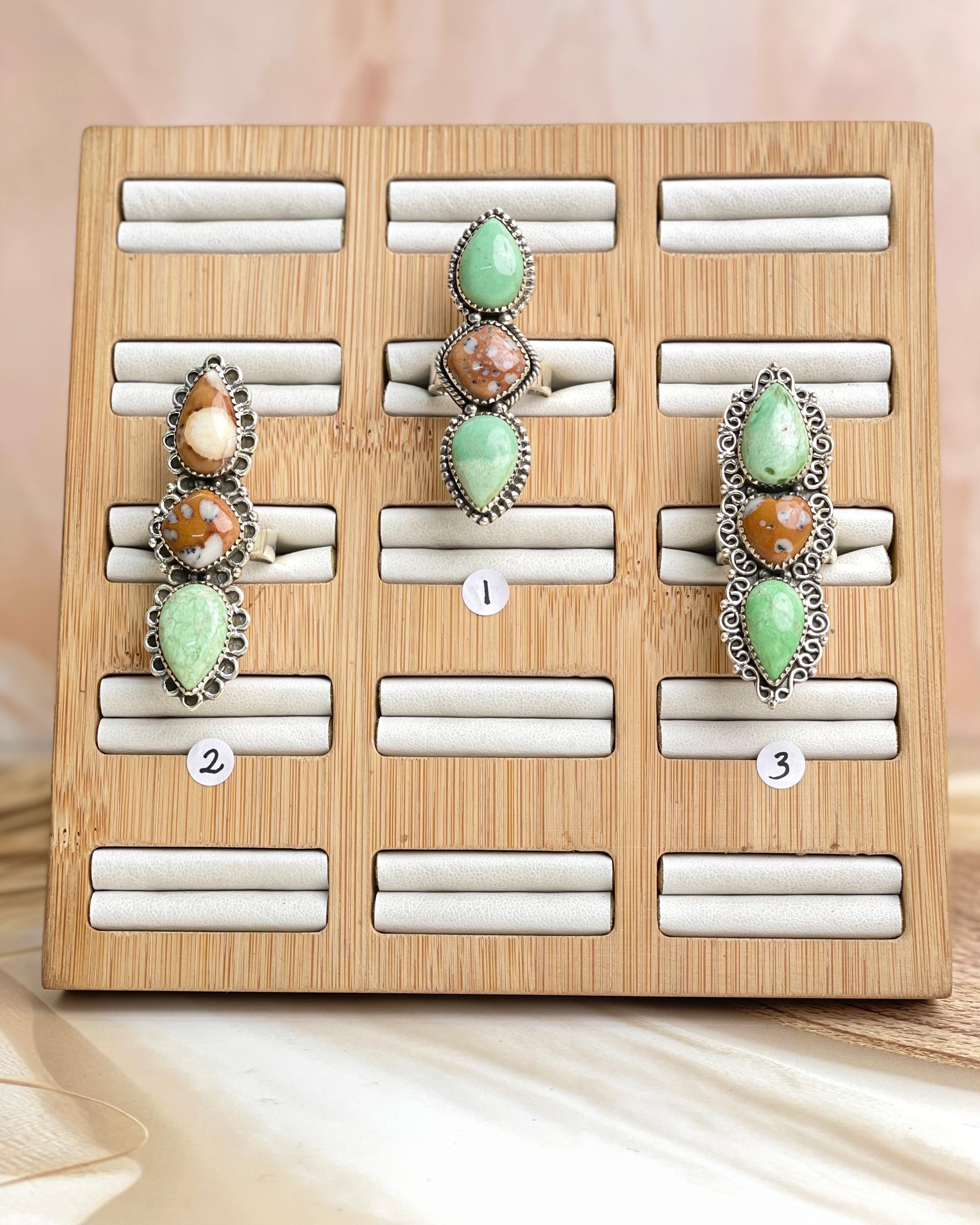 Big Mama Varascite and Deer Fawn Crawler-Rings-Krush Kandy, Women's Online Fashion Boutique Located in Phoenix, Arizona (Scottsdale Area)