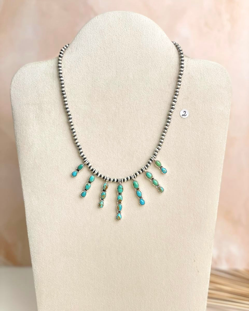 Desert Pearl Stone Drop Necklaces-Necklaces-Krush Kandy, Women's Online Fashion Boutique Located in Phoenix, Arizona (Scottsdale Area)