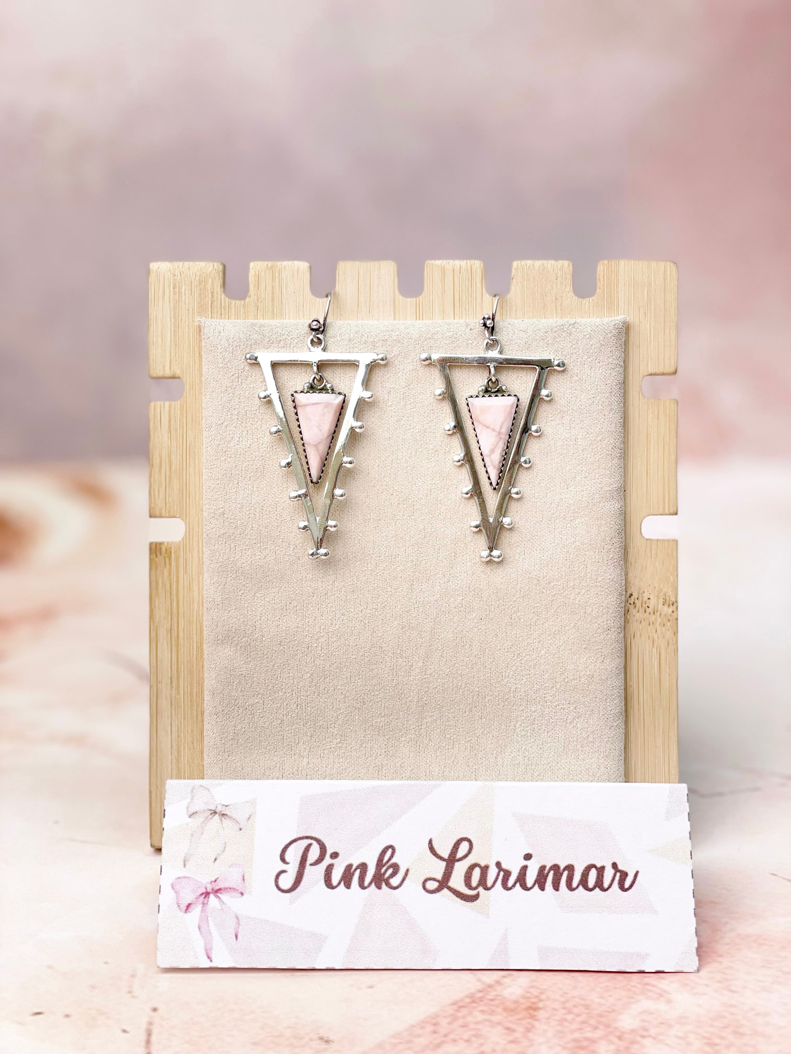 Tori's Bold Sterling Triad Stone Earrings | MADE TO ORDER-Earrings-Krush Kandy, Women's Online Fashion Boutique Located in Phoenix, Arizona (Scottsdale Area)