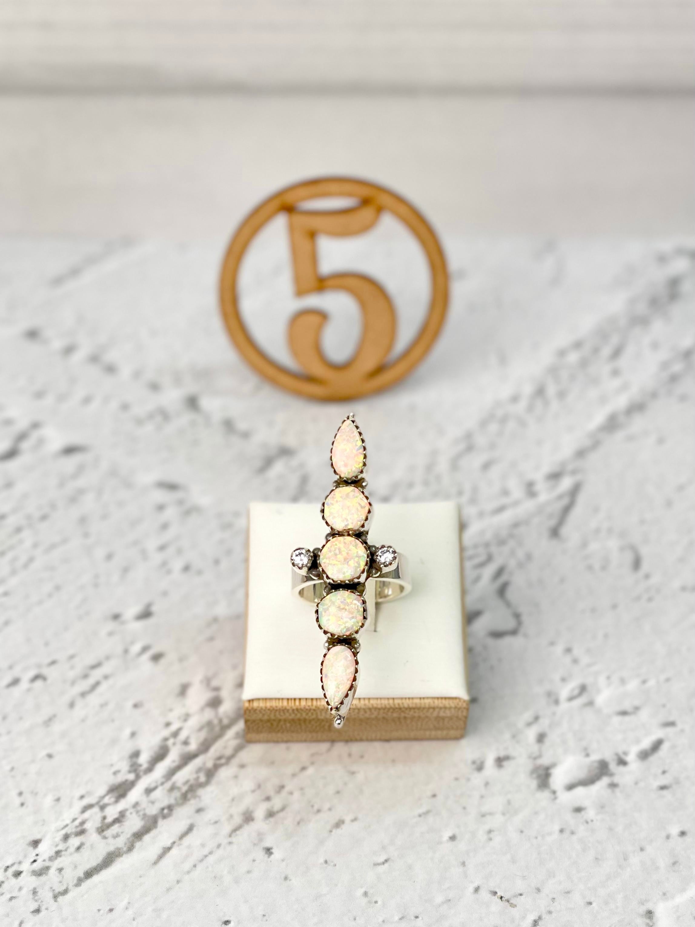 Solstice Glow Stone Trail Ring-Rings-Krush Kandy, Women's Online Fashion Boutique Located in Phoenix, Arizona (Scottsdale Area)