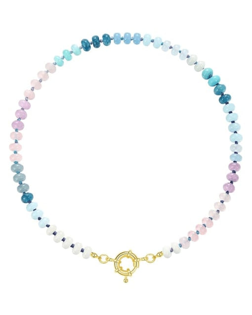 Somewhere In The Clouds Beaded Minimalist Necklace-Necklaces-Krush Kandy, Women's Online Fashion Boutique Located in Phoenix, Arizona (Scottsdale Area)