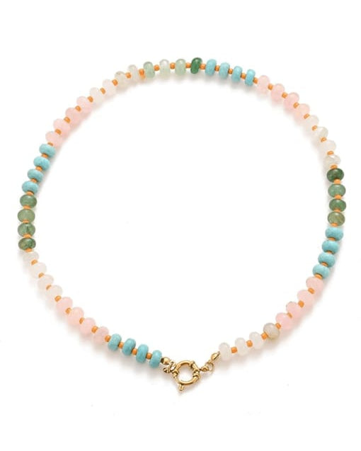 Summertime Vibe Beaded Minimalist Necklace-Necklaces-Krush Kandy, Women's Online Fashion Boutique Located in Phoenix, Arizona (Scottsdale Area)
