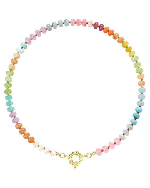 Sunset Serenade Beaded Minimalist Necklace-Necklaces-Krush Kandy, Women's Online Fashion Boutique Located in Phoenix, Arizona (Scottsdale Area)