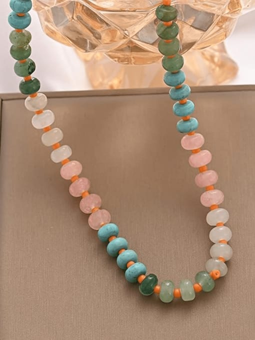 Summertime Vibe Beaded Minimalist Necklace-Necklaces-Krush Kandy, Women's Online Fashion Boutique Located in Phoenix, Arizona (Scottsdale Area)