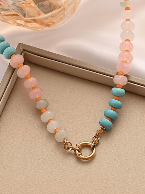 Summertime Vibe Beaded Minimalist Necklace-Necklaces-Krush Kandy, Women's Online Fashion Boutique Located in Phoenix, Arizona (Scottsdale Area)