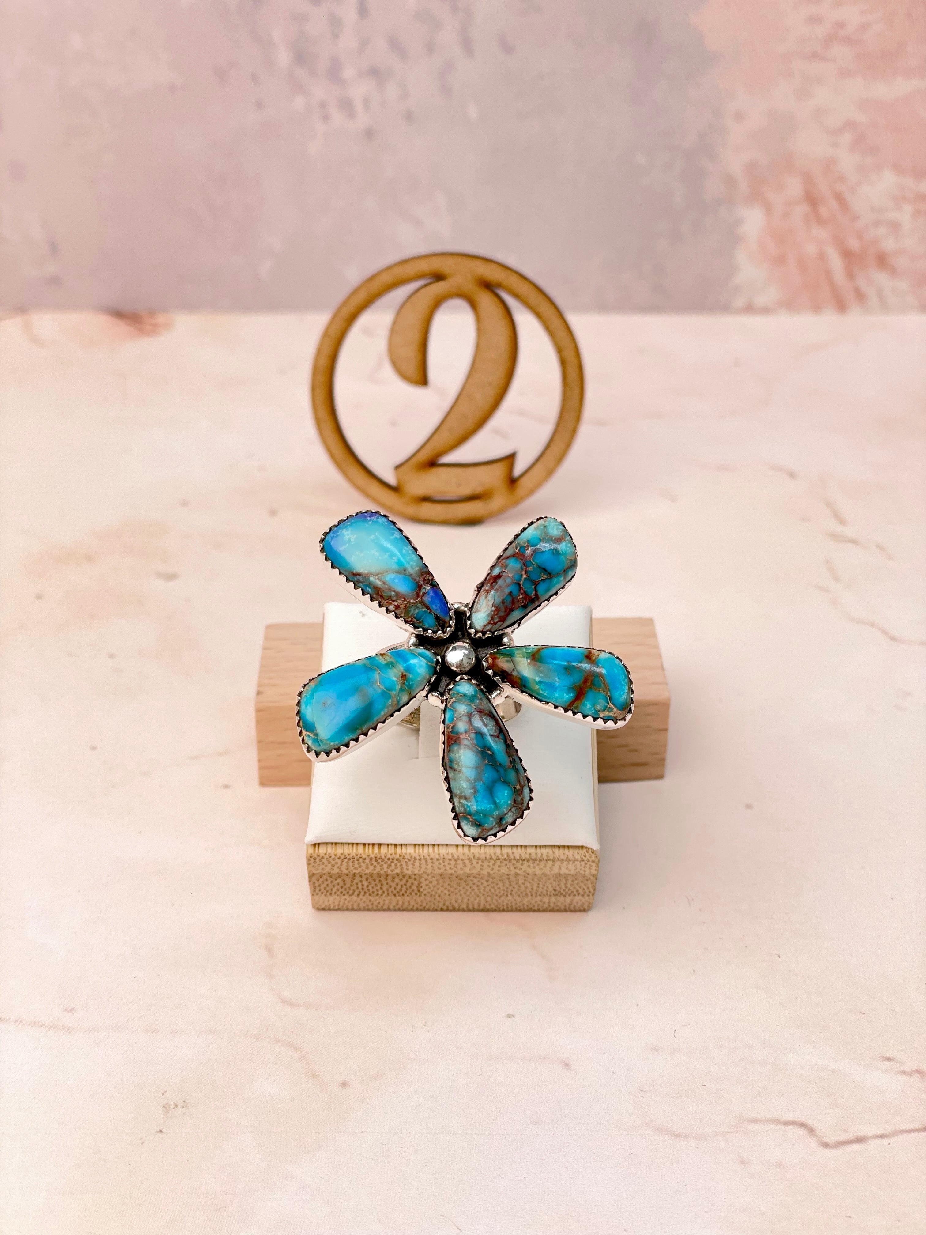 Desert Jasper Flower Petals Rings MADE TO ORDER-Rings-Krush Kandy, Women's Online Fashion Boutique Located in Phoenix, Arizona (Scottsdale Area)