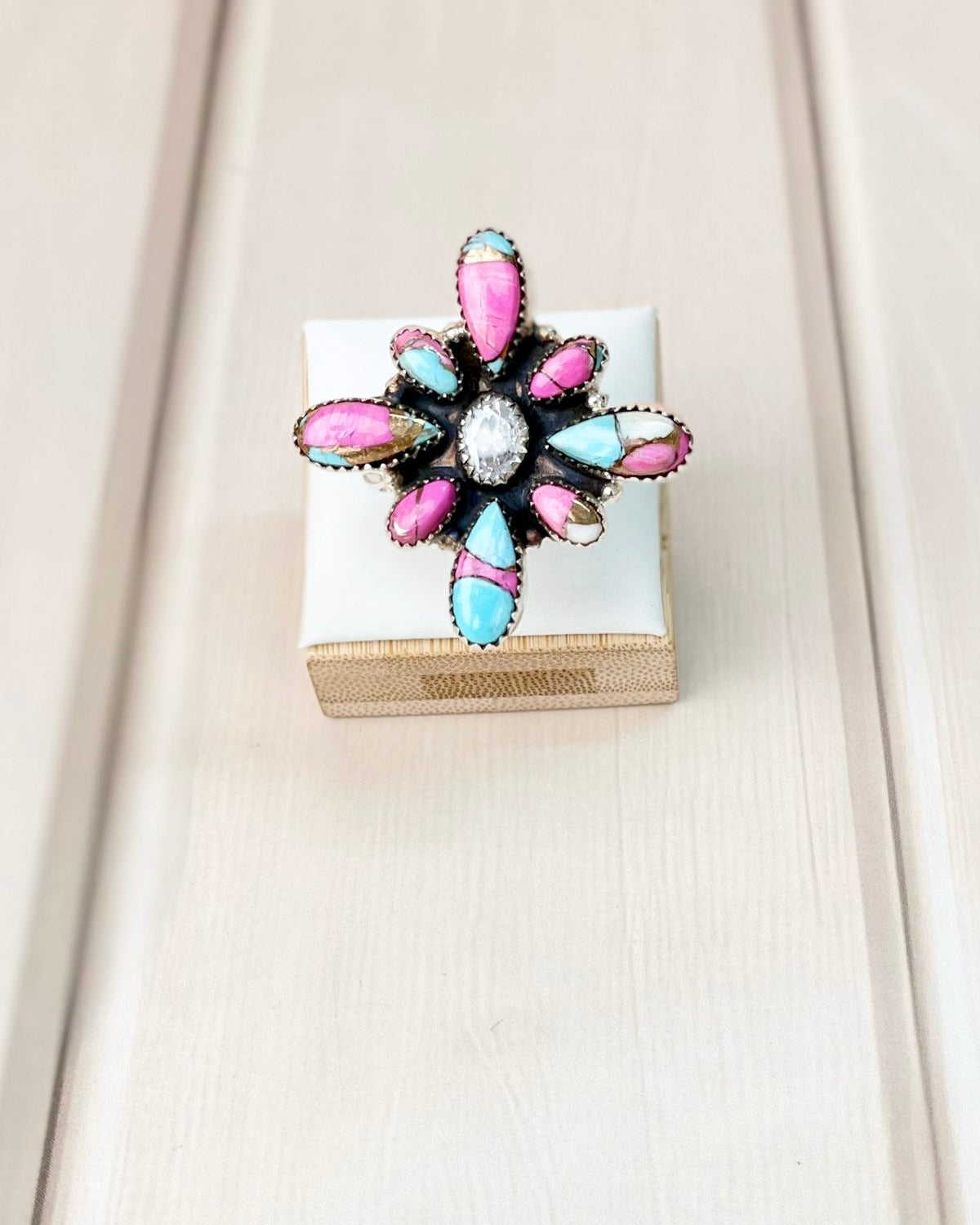 Western Chic Cotton Candy Ring-Rings-Krush Kandy, Women's Online Fashion Boutique Located in Phoenix, Arizona (Scottsdale Area)