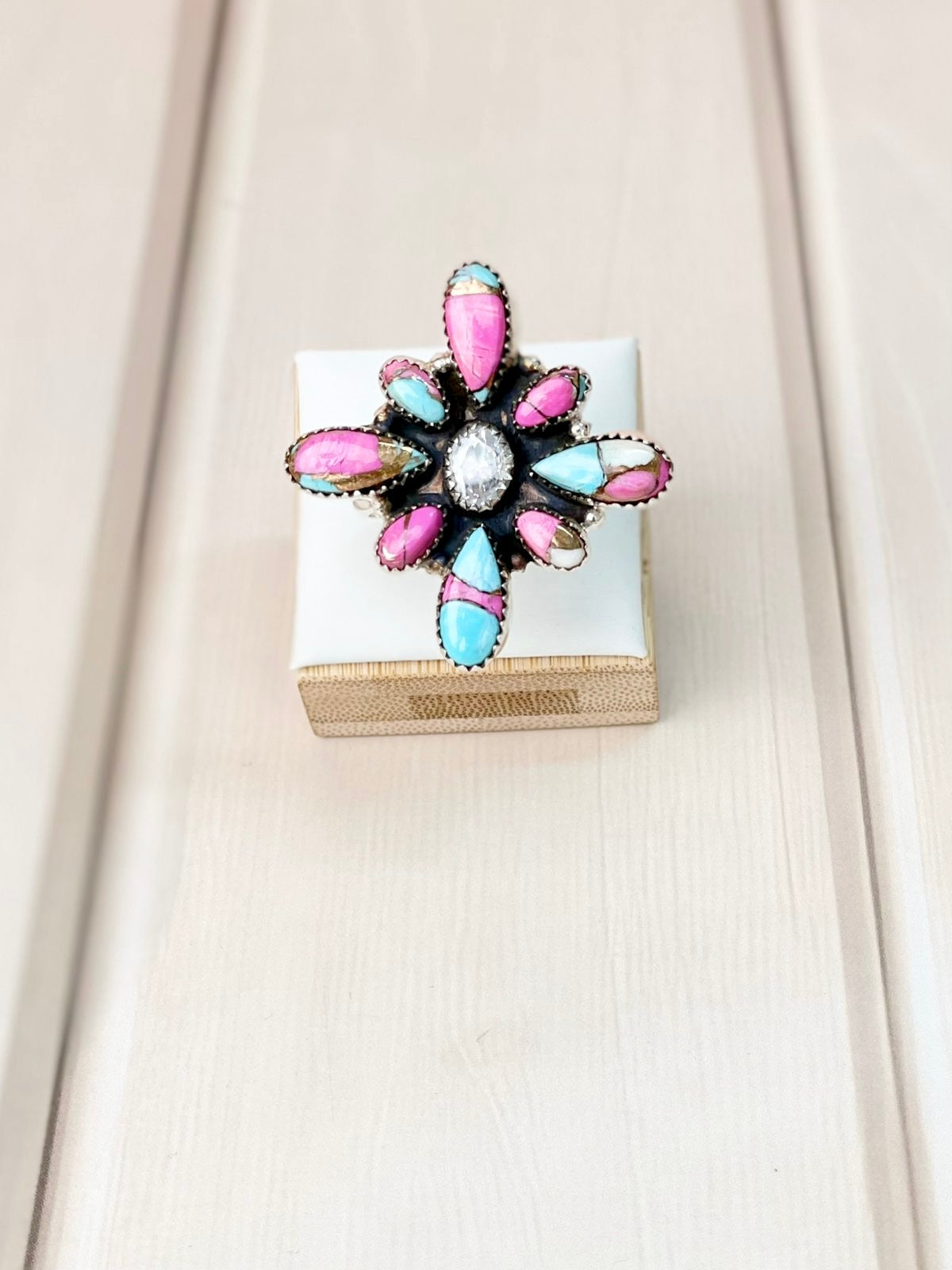 Western Chic Cotton Candy Ring-Rings-Krush Kandy, Women's Online Fashion Boutique Located in Phoenix, Arizona (Scottsdale Area)