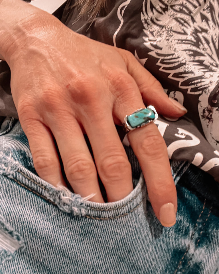 One Wish Single Stone Ring-Statement Rings-Krush Kandy, Women's Online Fashion Boutique Located in Phoenix, Arizona (Scottsdale Area)