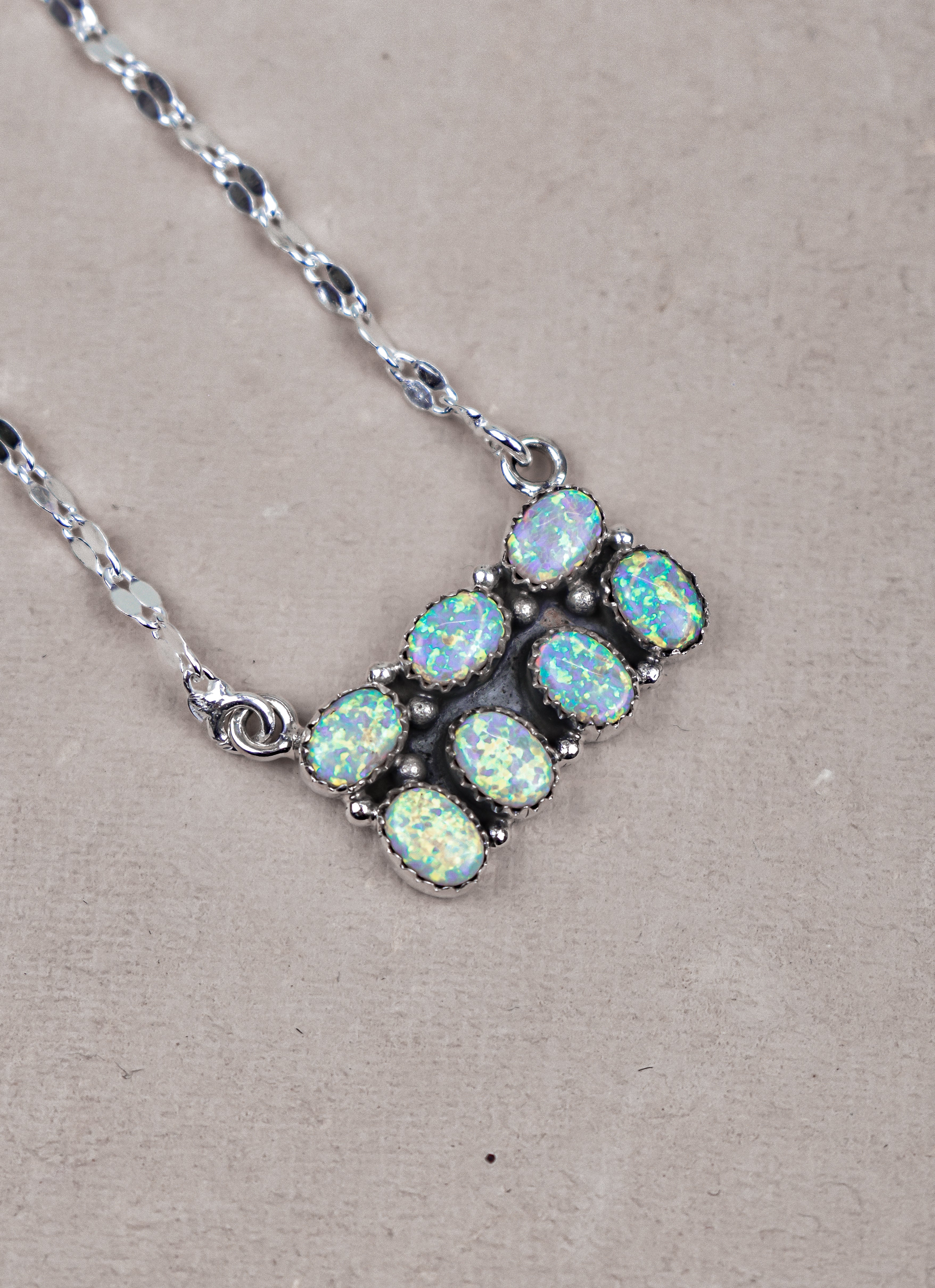 Starry Horizon Gemstone Bar Necklace-Bar Necklaces-Krush Kandy, Women's Online Fashion Boutique Located in Phoenix, Arizona (Scottsdale Area)