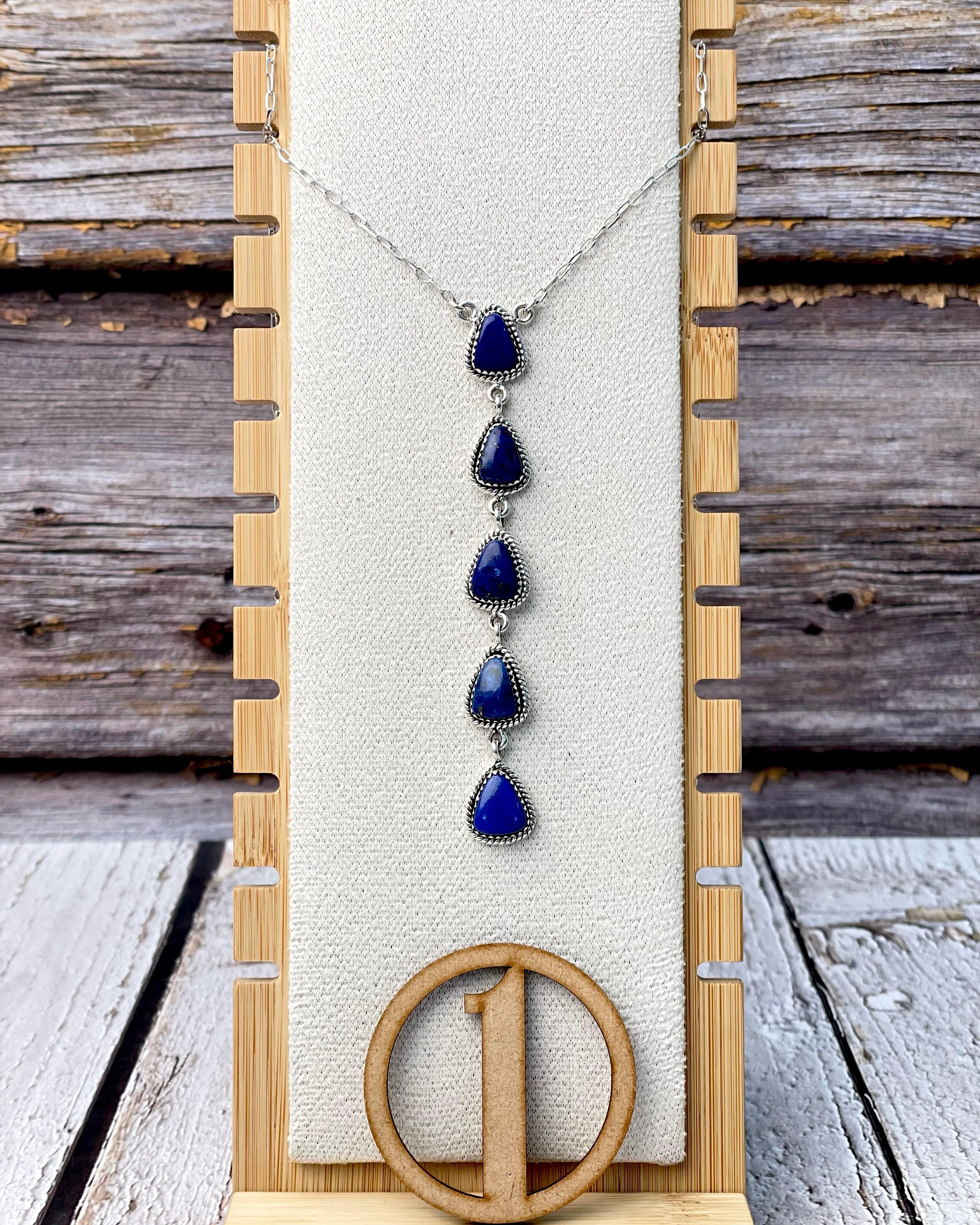 Classic Krush Stone Drop Necklace-Necklaces-Krush Kandy, Women's Online Fashion Boutique Located in Phoenix, Arizona (Scottsdale Area)