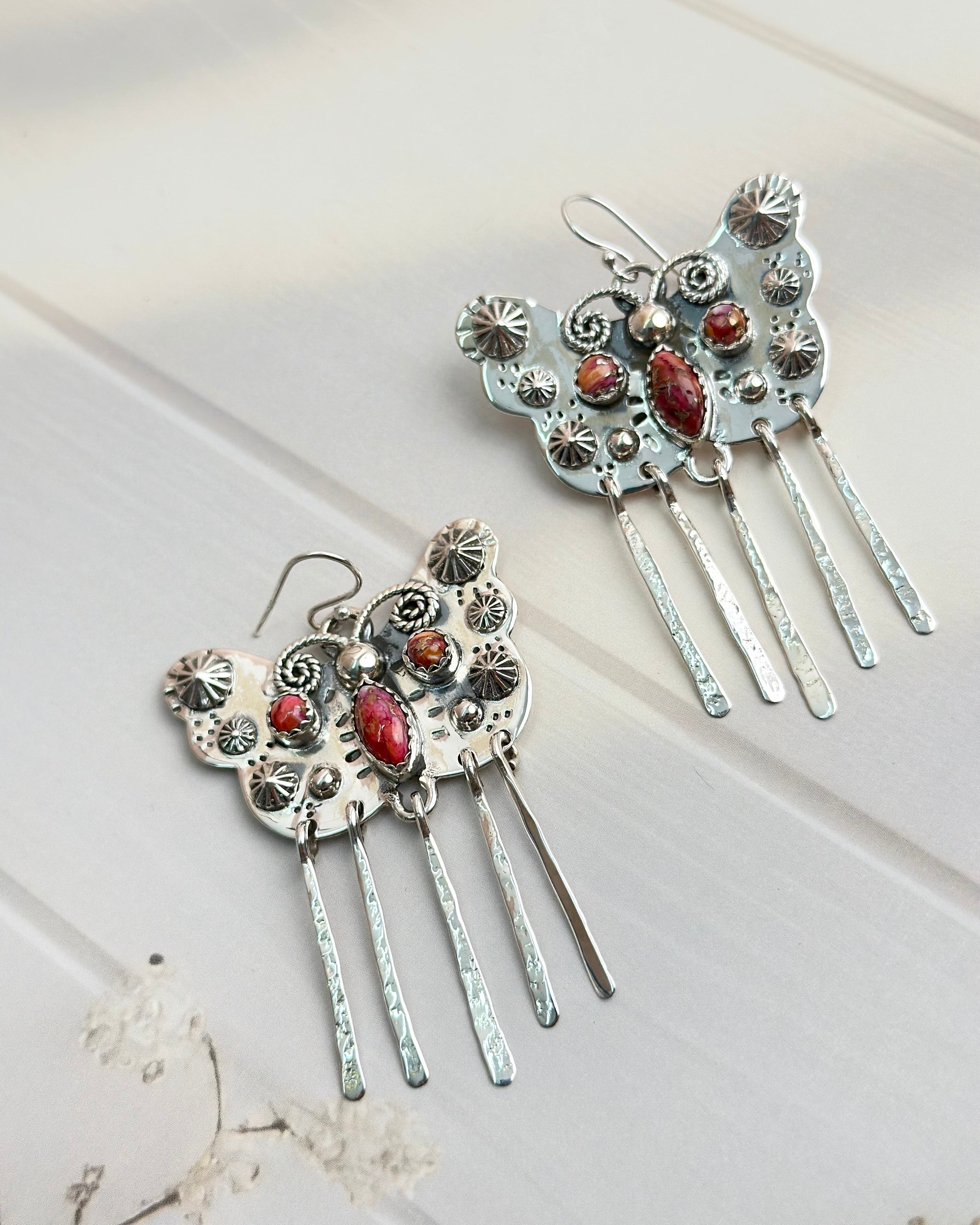 Boho Butterfly in Mesa Desert Earrings-Earrings-Krush Kandy, Women's Online Fashion Boutique Located in Phoenix, Arizona (Scottsdale Area)