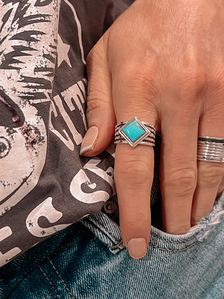 Edith Stone Ring-Statement Rings-Krush Kandy, Women's Online Fashion Boutique Located in Phoenix, Arizona (Scottsdale Area)