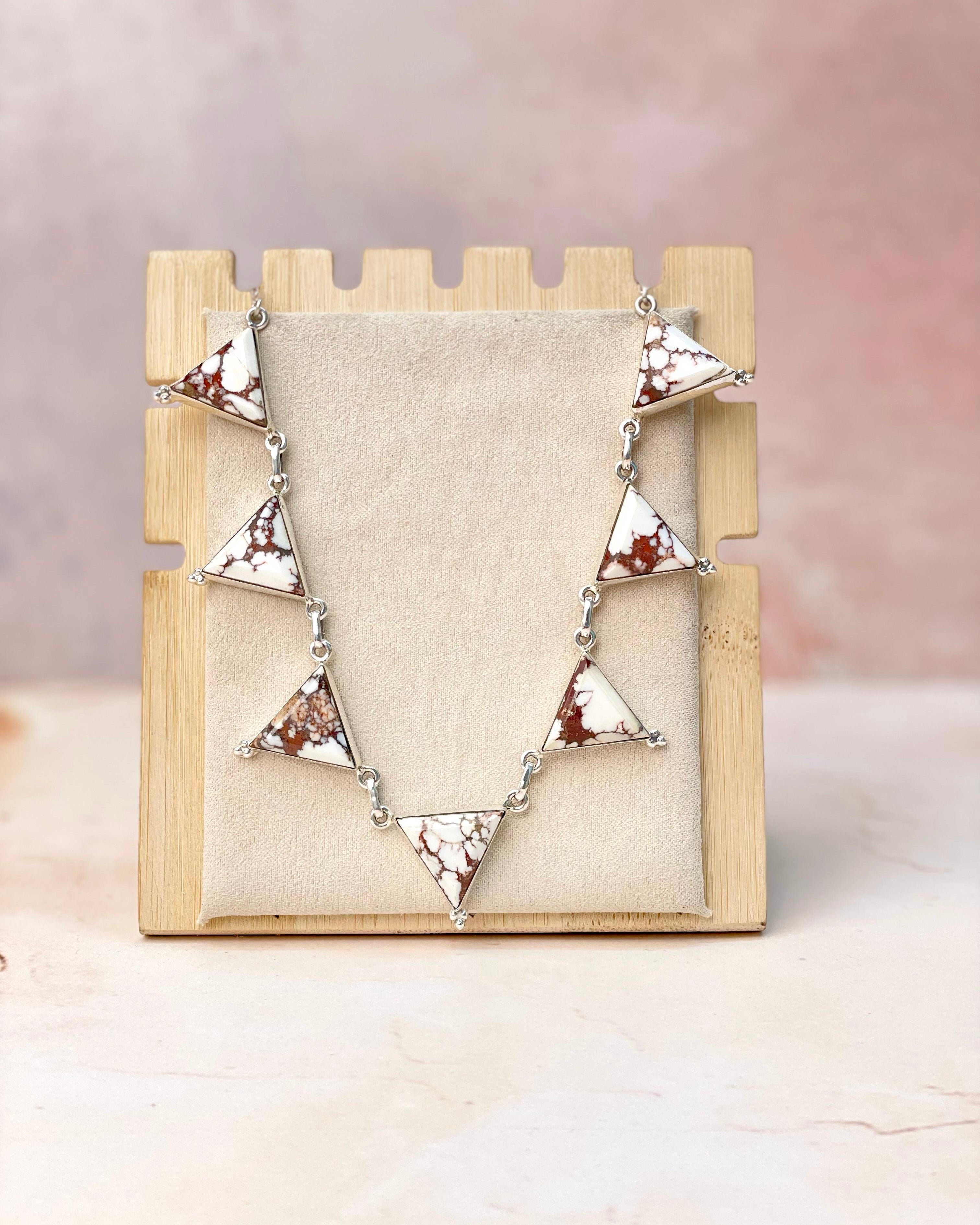 Tiffany's Triangle Necklace-Necklaces-Krush Kandy, Women's Online Fashion Boutique Located in Phoenix, Arizona (Scottsdale Area)