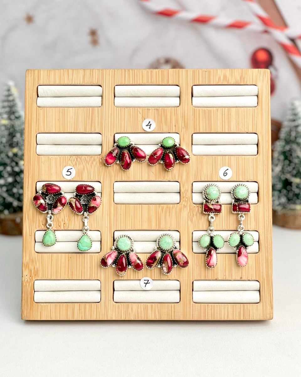 One Of A Kind Dahlia Studs-Earrings-Krush Kandy, Women's Online Fashion Boutique Located in Phoenix, Arizona (Scottsdale Area)