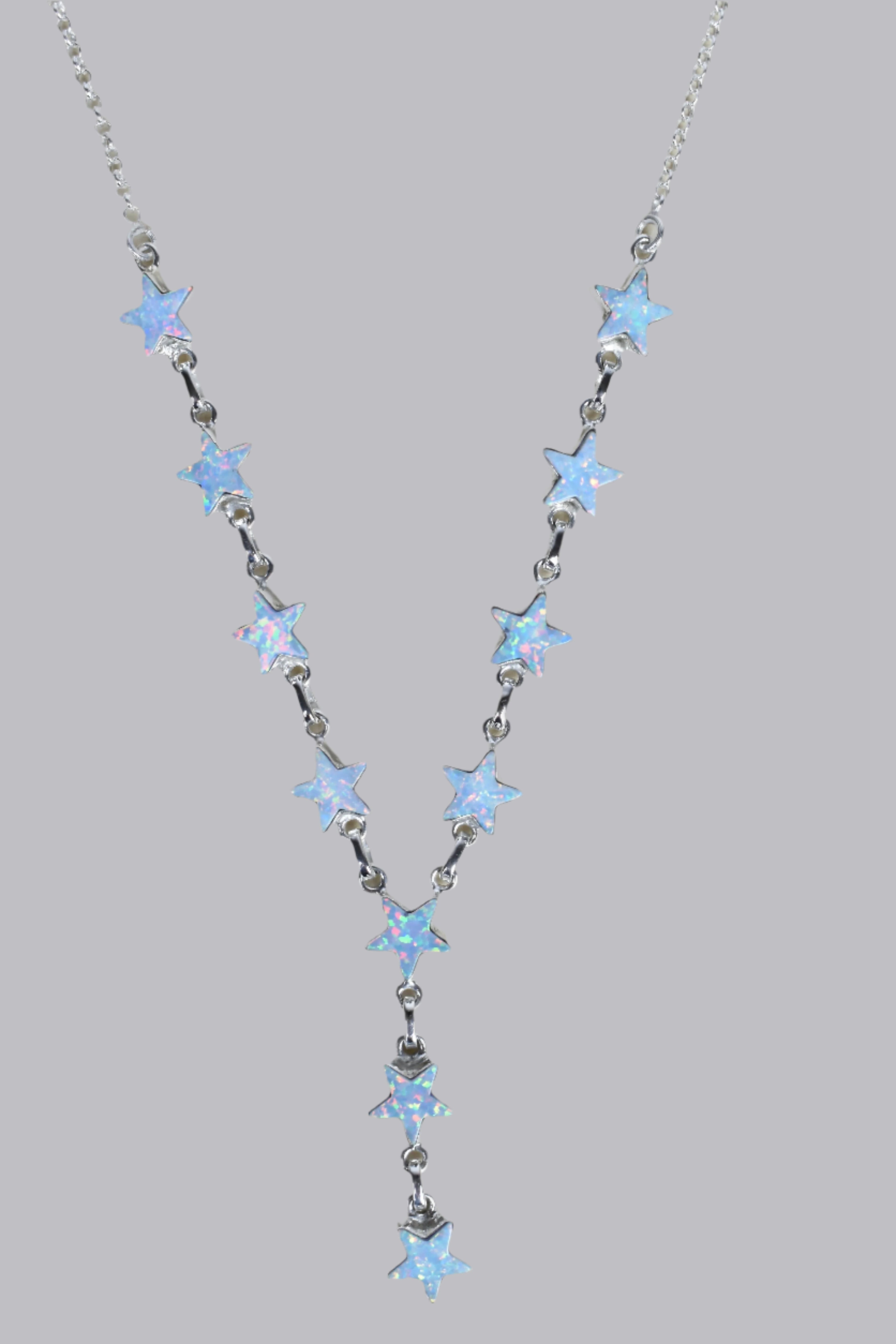 Star Studded Cast Necklace-Chain Necklaces-Krush Kandy, Women's Online Fashion Boutique Located in Phoenix, Arizona (Scottsdale Area)