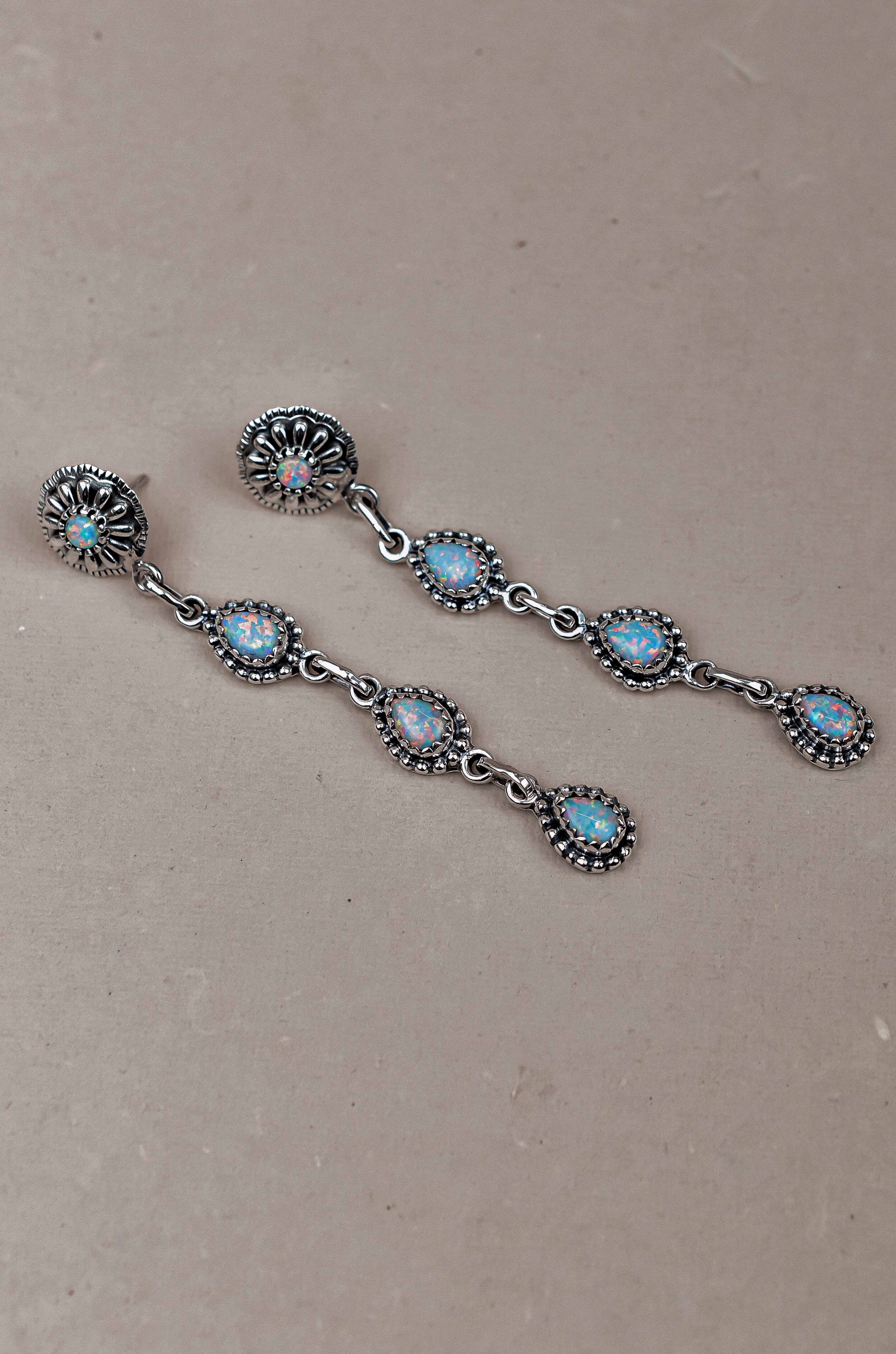 Sterling Silver Tear Drop Earrings-Drop Earrings-Krush Kandy, Women's Online Fashion Boutique Located in Phoenix, Arizona (Scottsdale Area)
